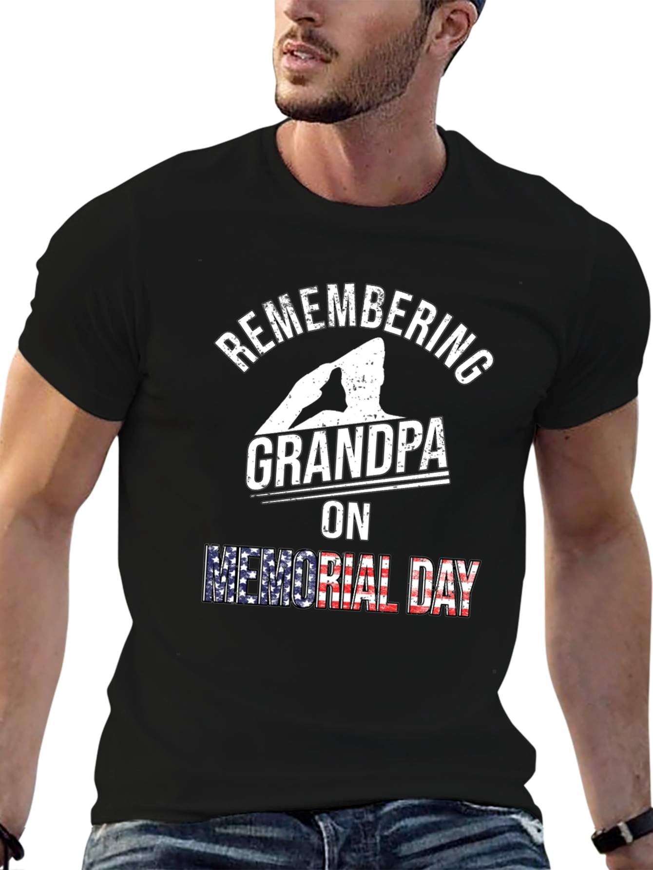 Remembering Grandpa Memorial Day T-Shirt