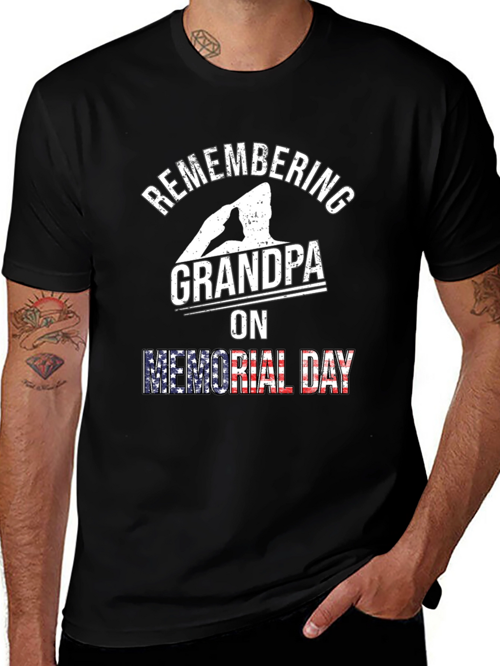 Remembering Grandpa Memorial Day T-Shirt
