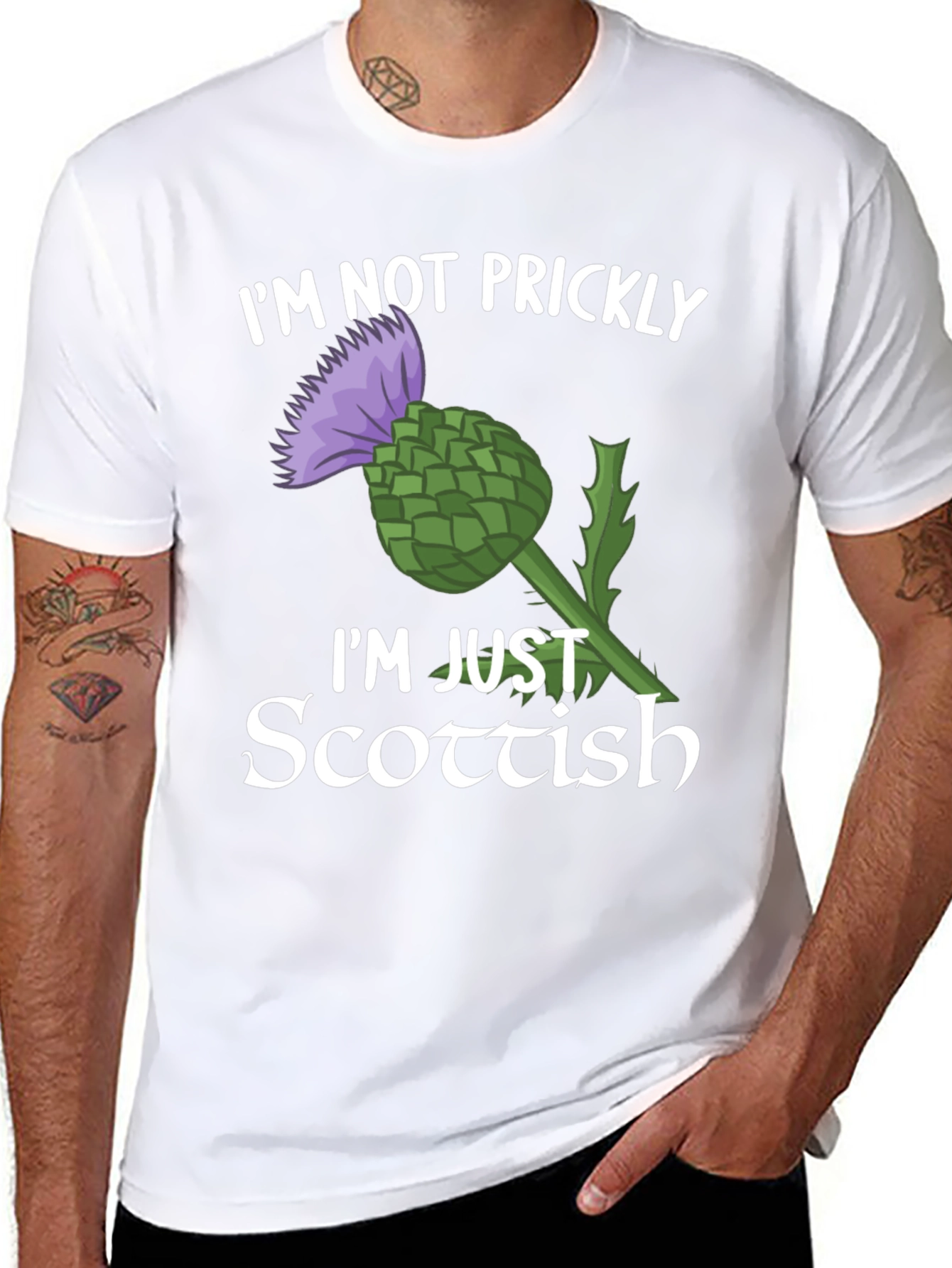 Scottish Thistle T-Shirt - Im Not Prickly