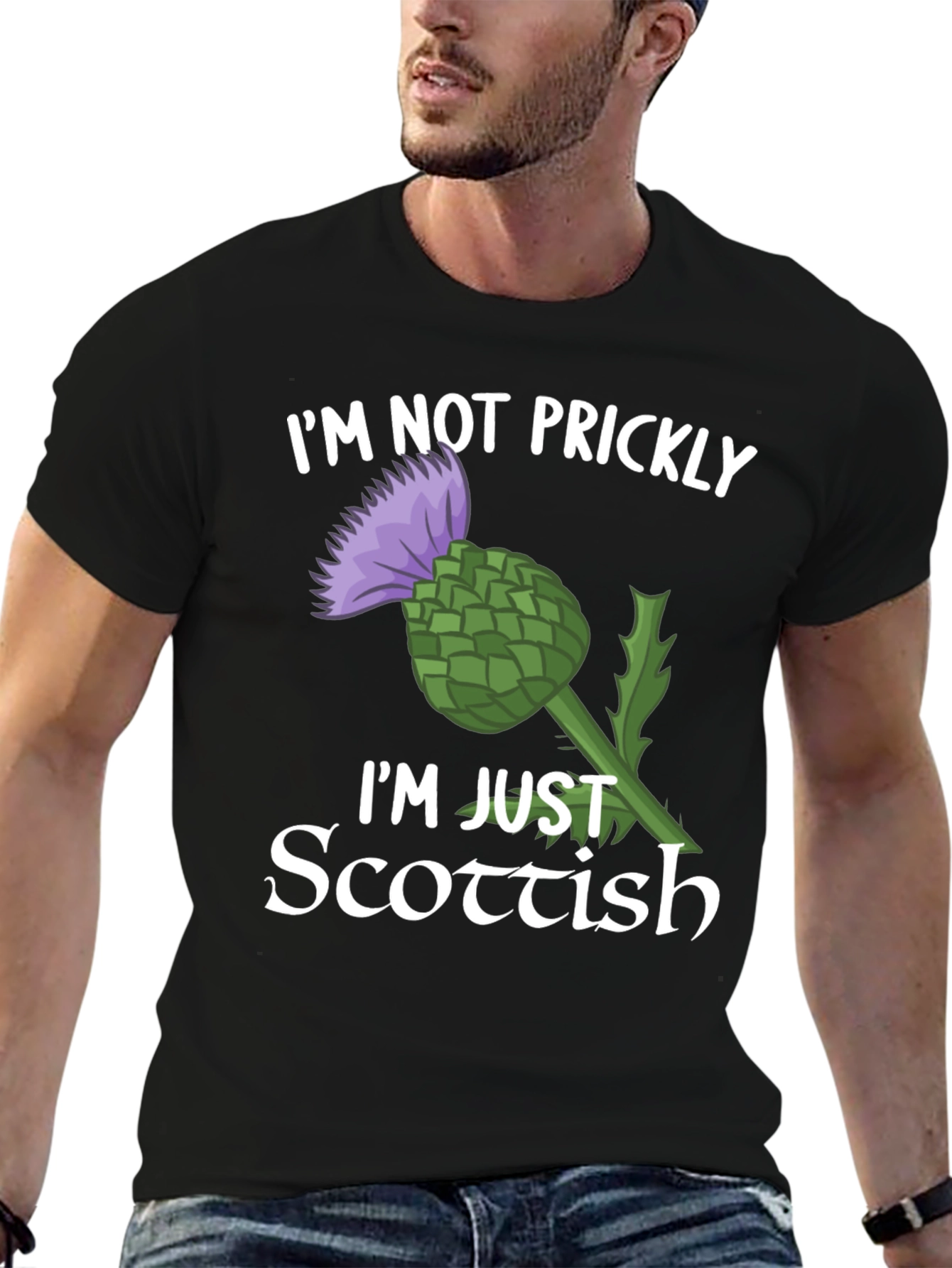 Scottish Thistle T-Shirt - Im Not Prickly