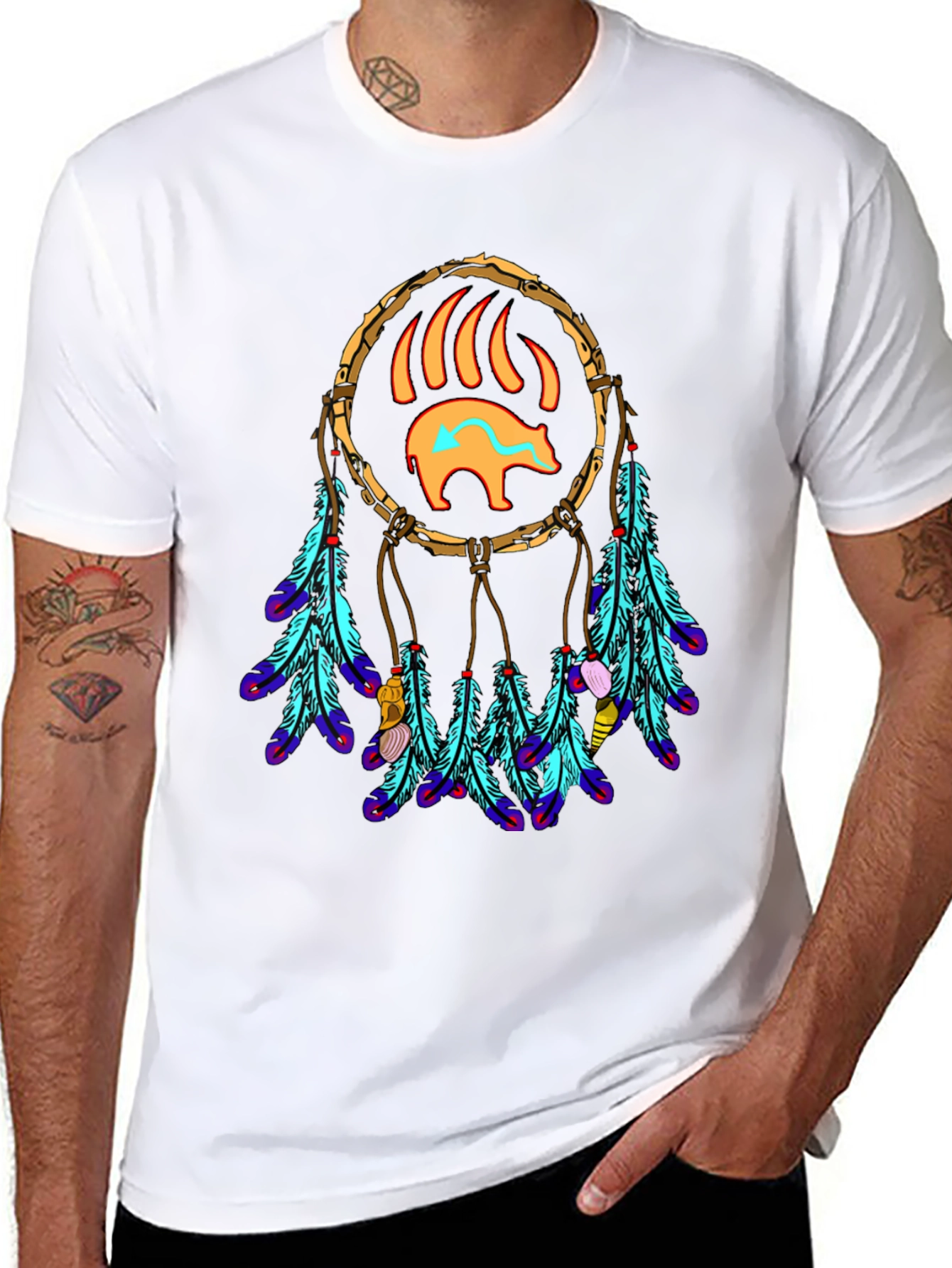 Bear Claw Dreamcatcher T-Shirt