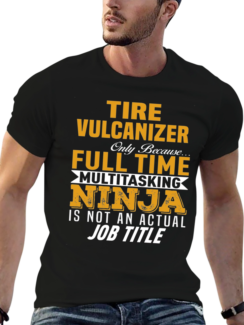 Tire Vulcanizer Full Time Multitasking Ninja T-Shirt