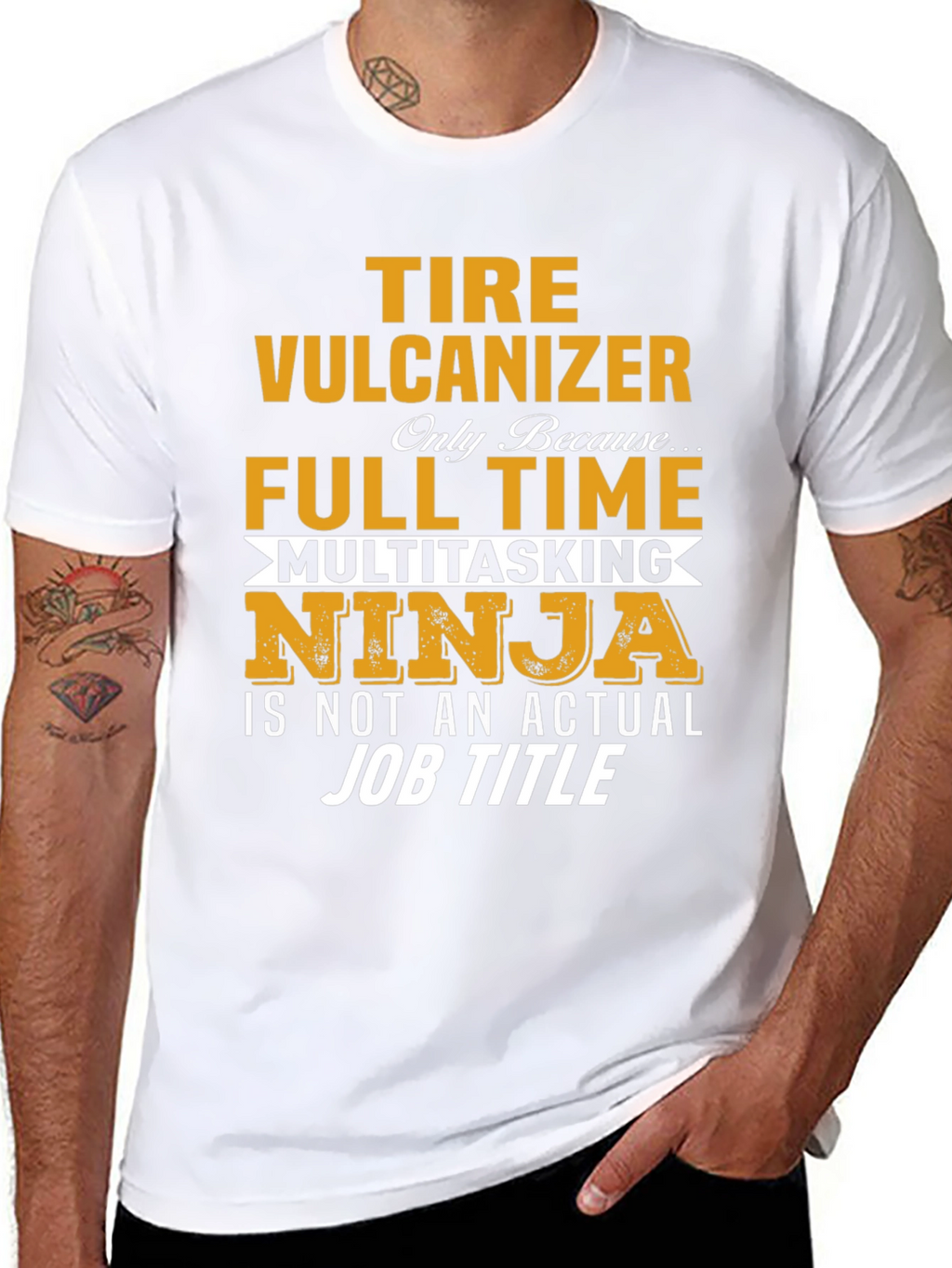 Tire Vulcanizer Full Time Multitasking Ninja T-Shirt