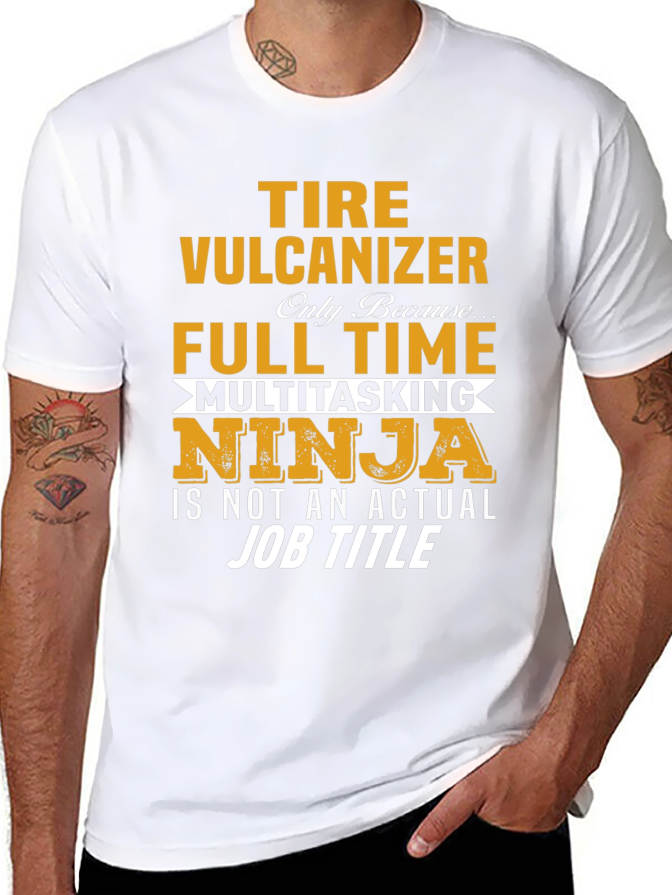 Tire Vulcanizer Full Time Multitasking Ninja T-Shirt