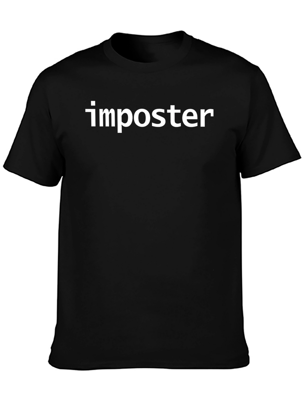 Imposter Black T-Shirt - Gaming Humor Tee