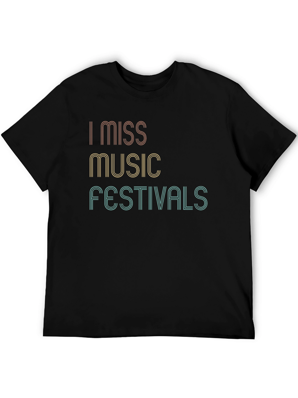 I Miss Music Festivals Graphic Tee