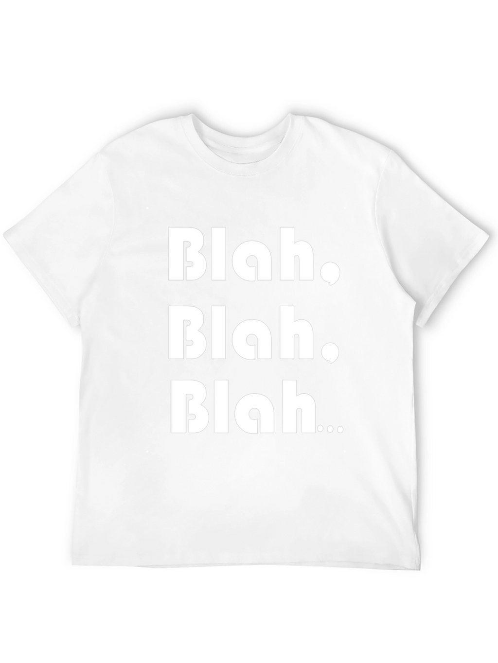 Blah Graphic Tee - Black Cotton T-Shirt