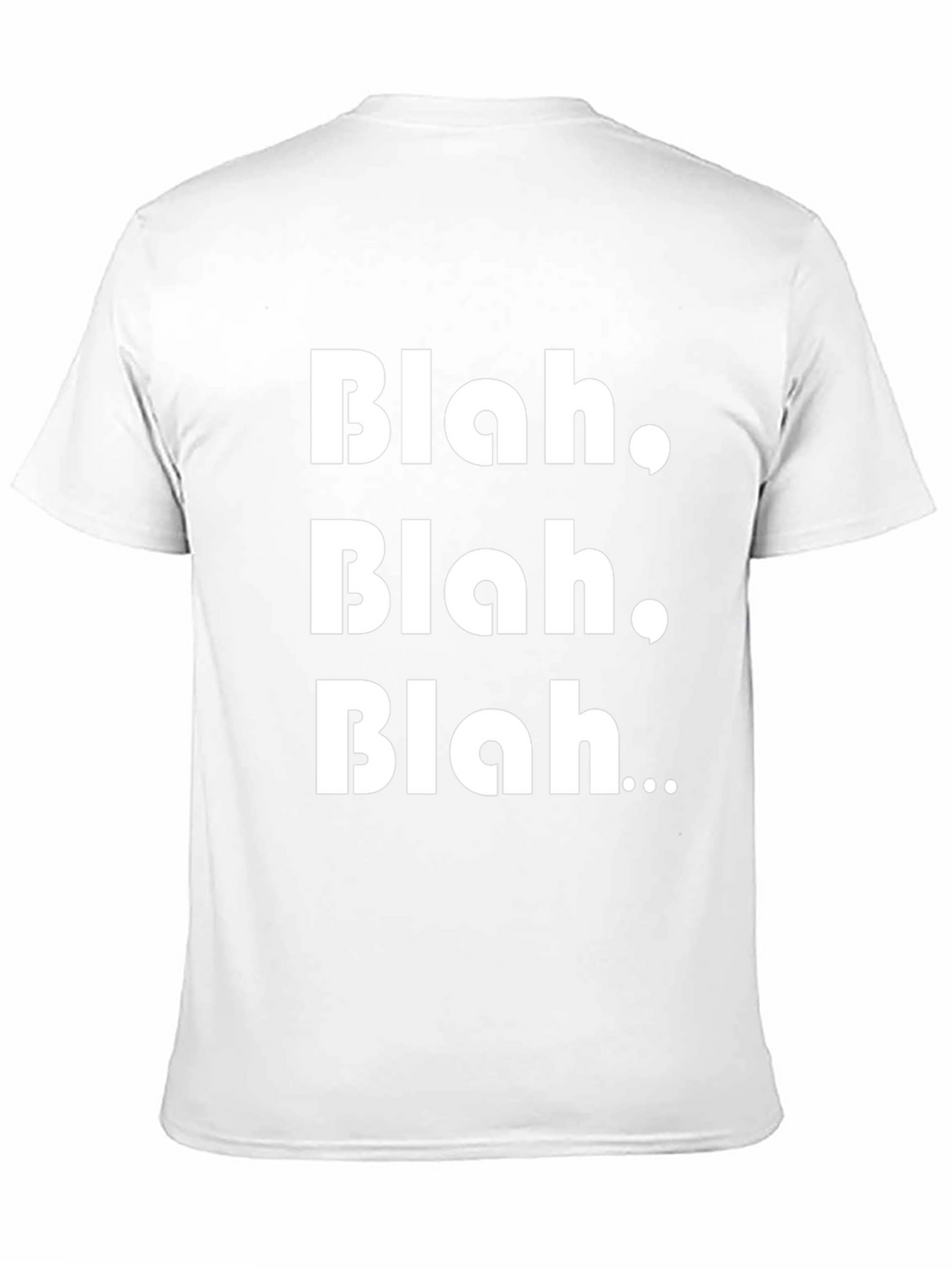 Blah Graphic Tee - Black Cotton T-Shirt