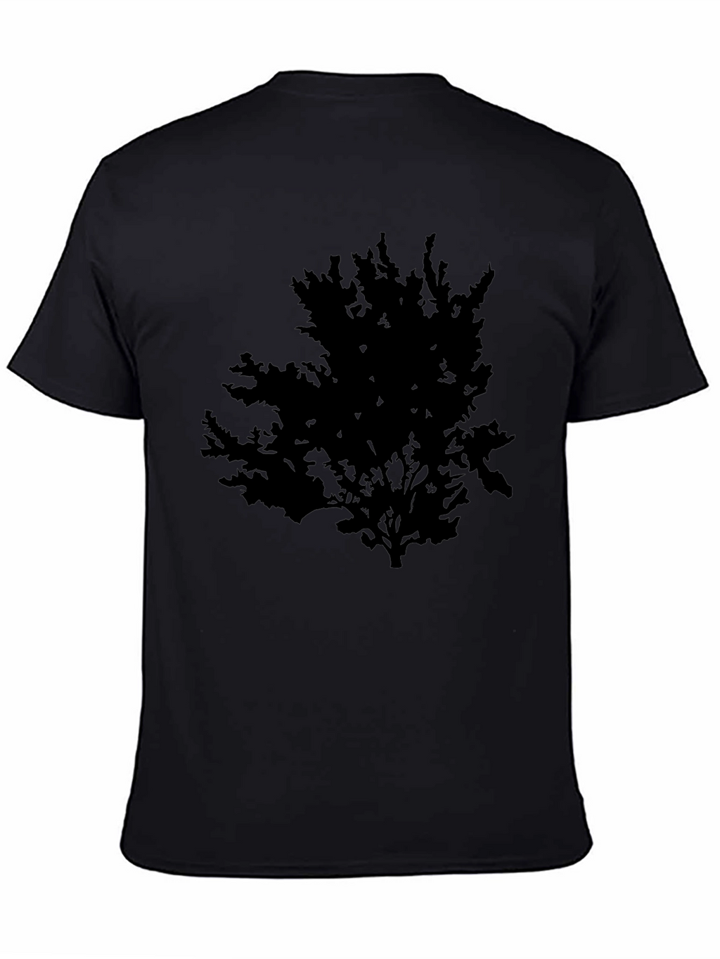 Mens Black Tree Graphic T-Shirt