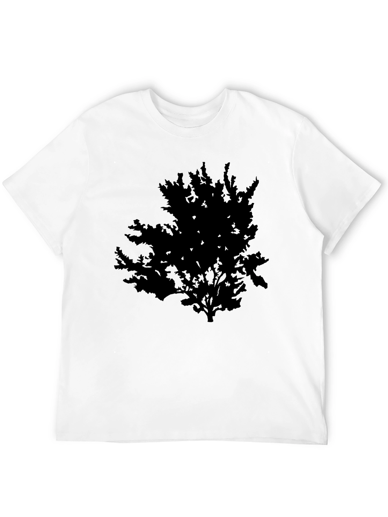 Mens Black Tree Graphic T-Shirt