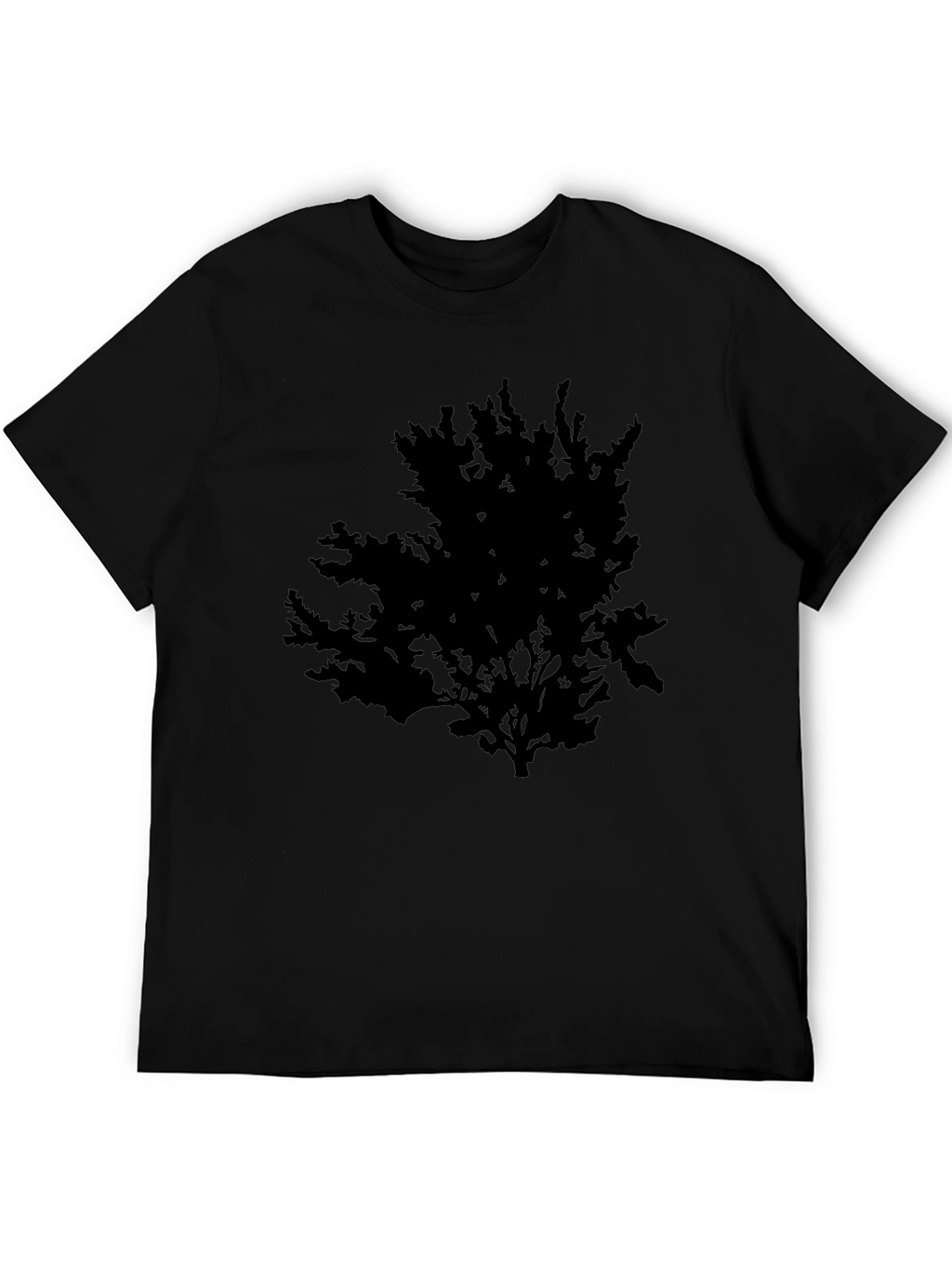 Mens Black Tree Graphic T-Shirt