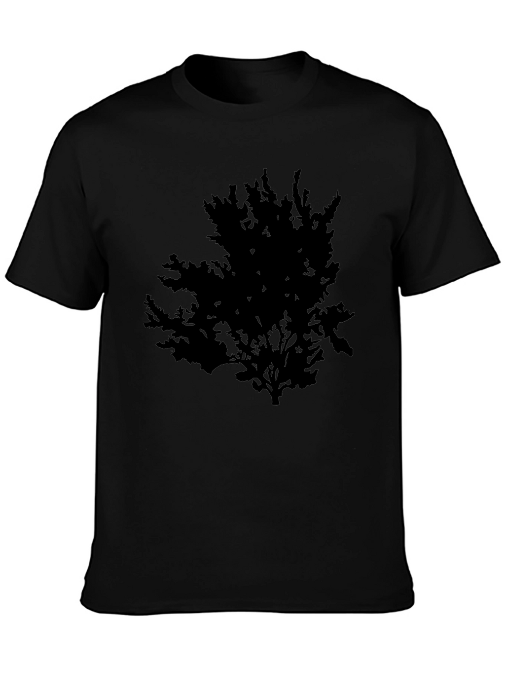 Mens Black Tree Graphic T-Shirt