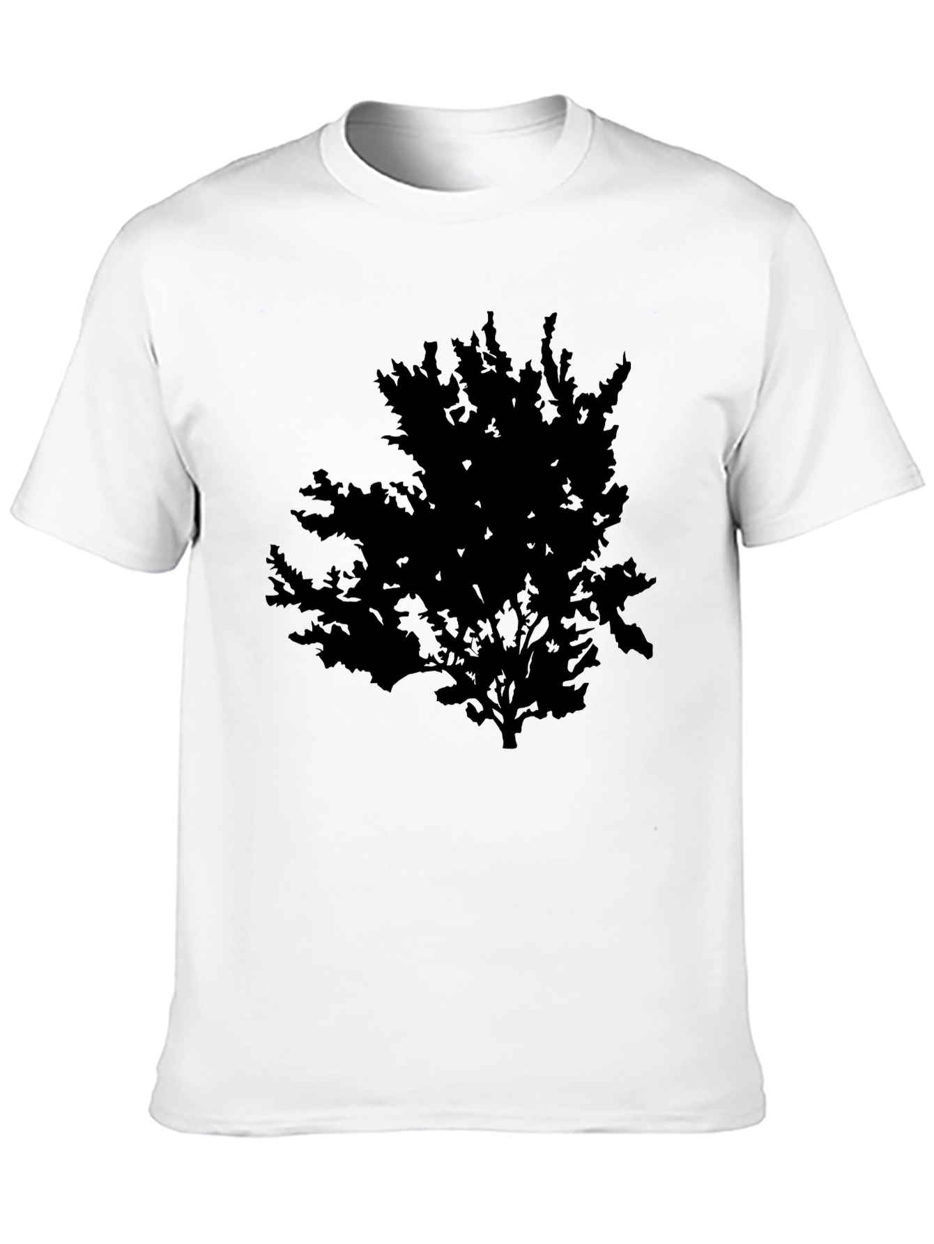 Mens Black Tree Graphic T-Shirt
