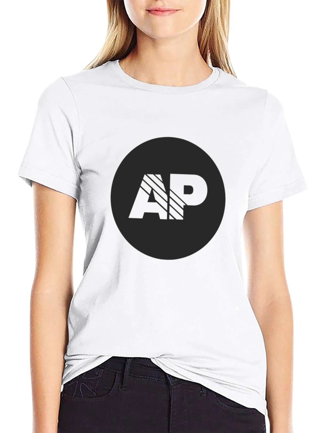 Mens Classic Black Crew Neck T-Shirt