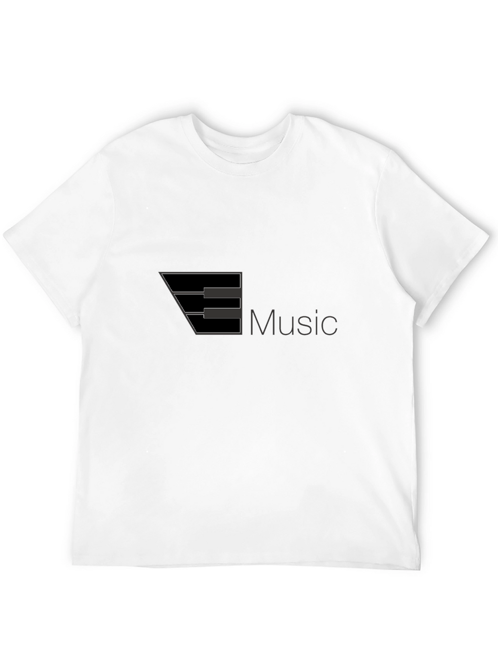 Music Keyboard Graphic Black T-Shirt