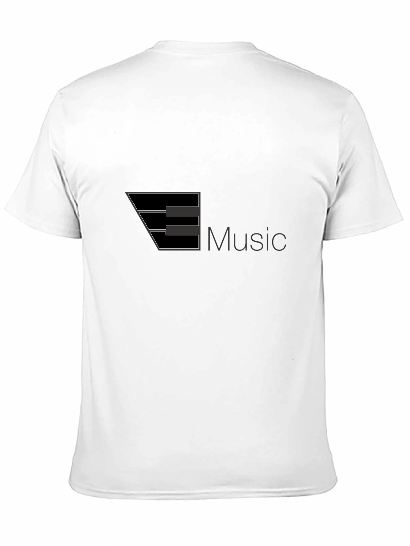 Music Keyboard Graphic Black T-Shirt