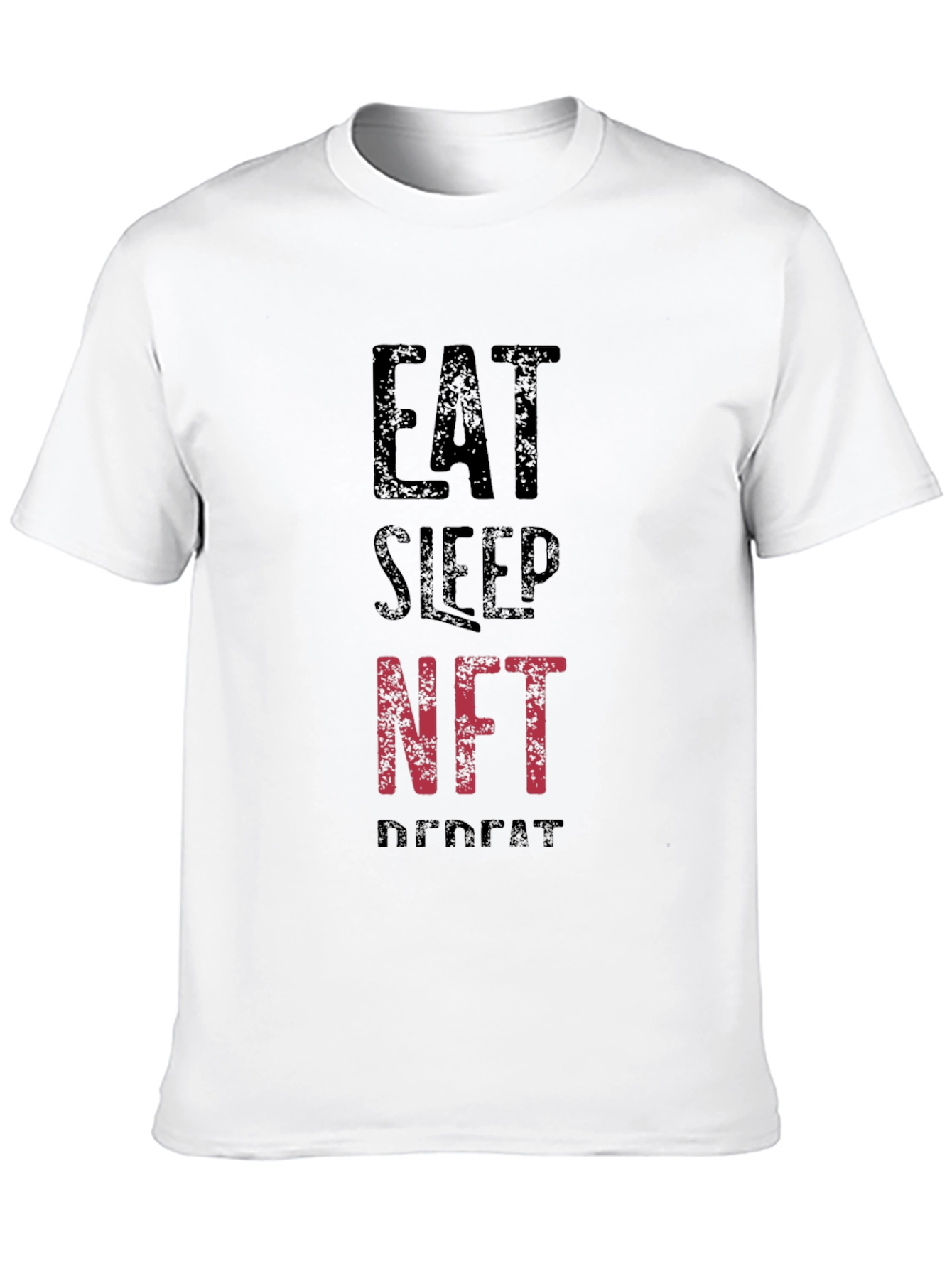 Eat Sleep NFT Repeat Black T-Shirt