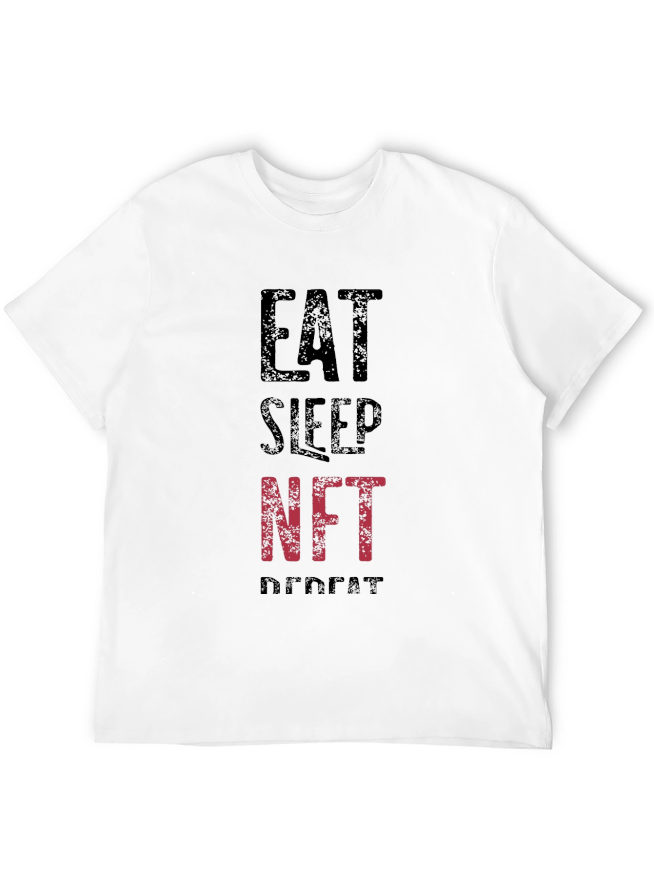 Eat Sleep NFT Repeat Black T-Shirt