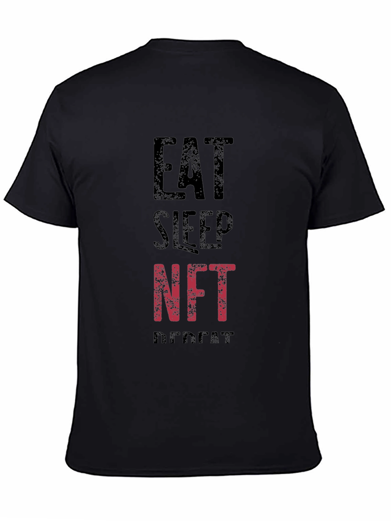 Eat Sleep NFT Repeat Black T-Shirt