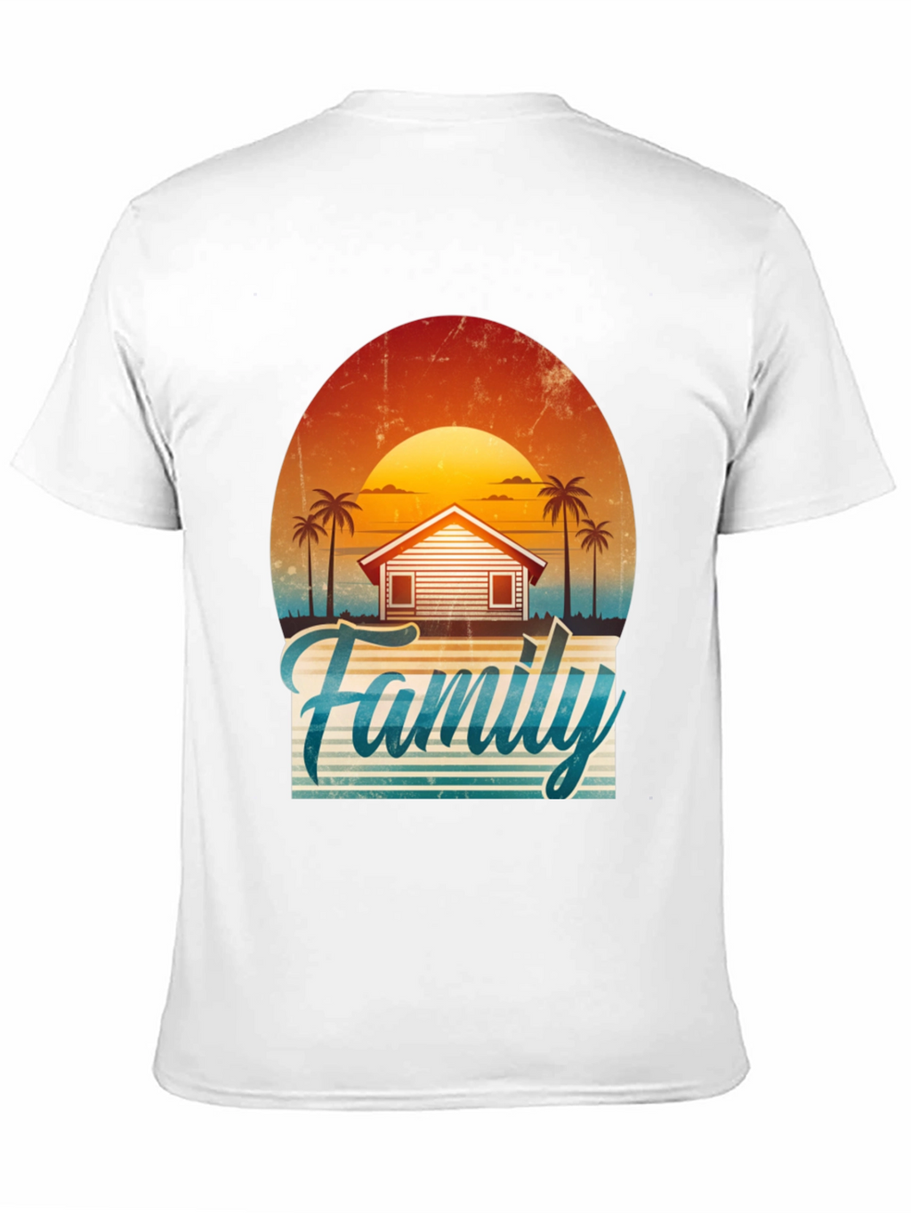 Family Vacation Sunset Graphic Tee