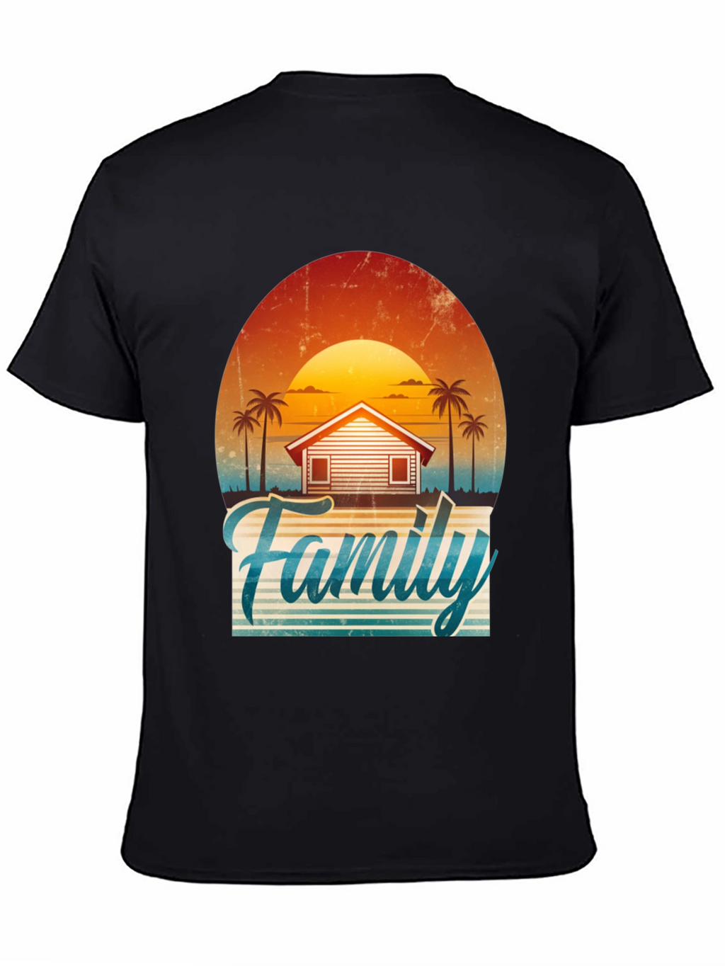 Family Vacation Sunset Graphic Tee