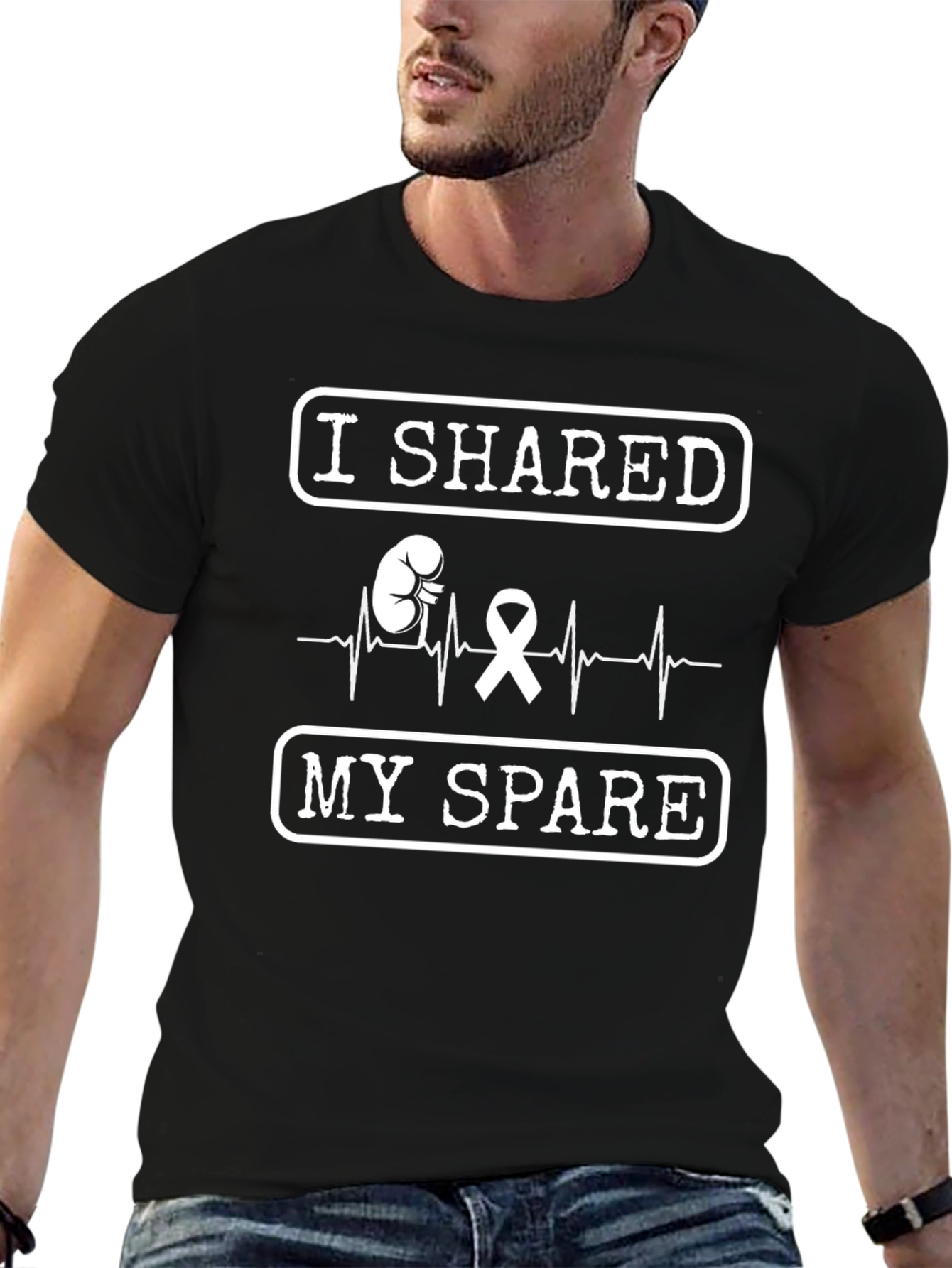 I Shared My Spare T-Shirt - Kidney Donor Awareness Tee