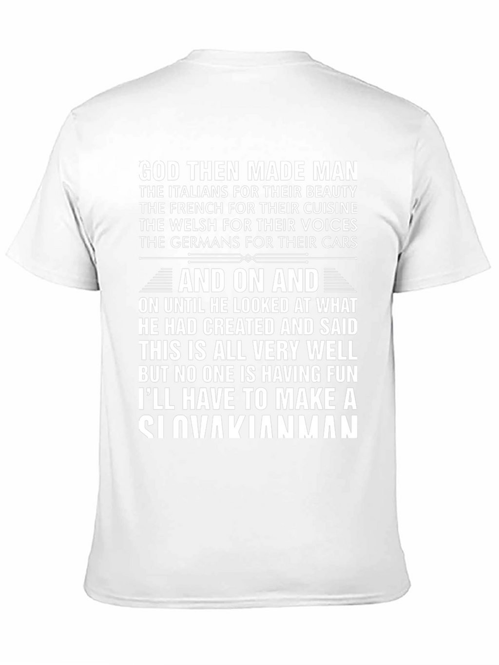 Funny Slovakian Man T-Shirt