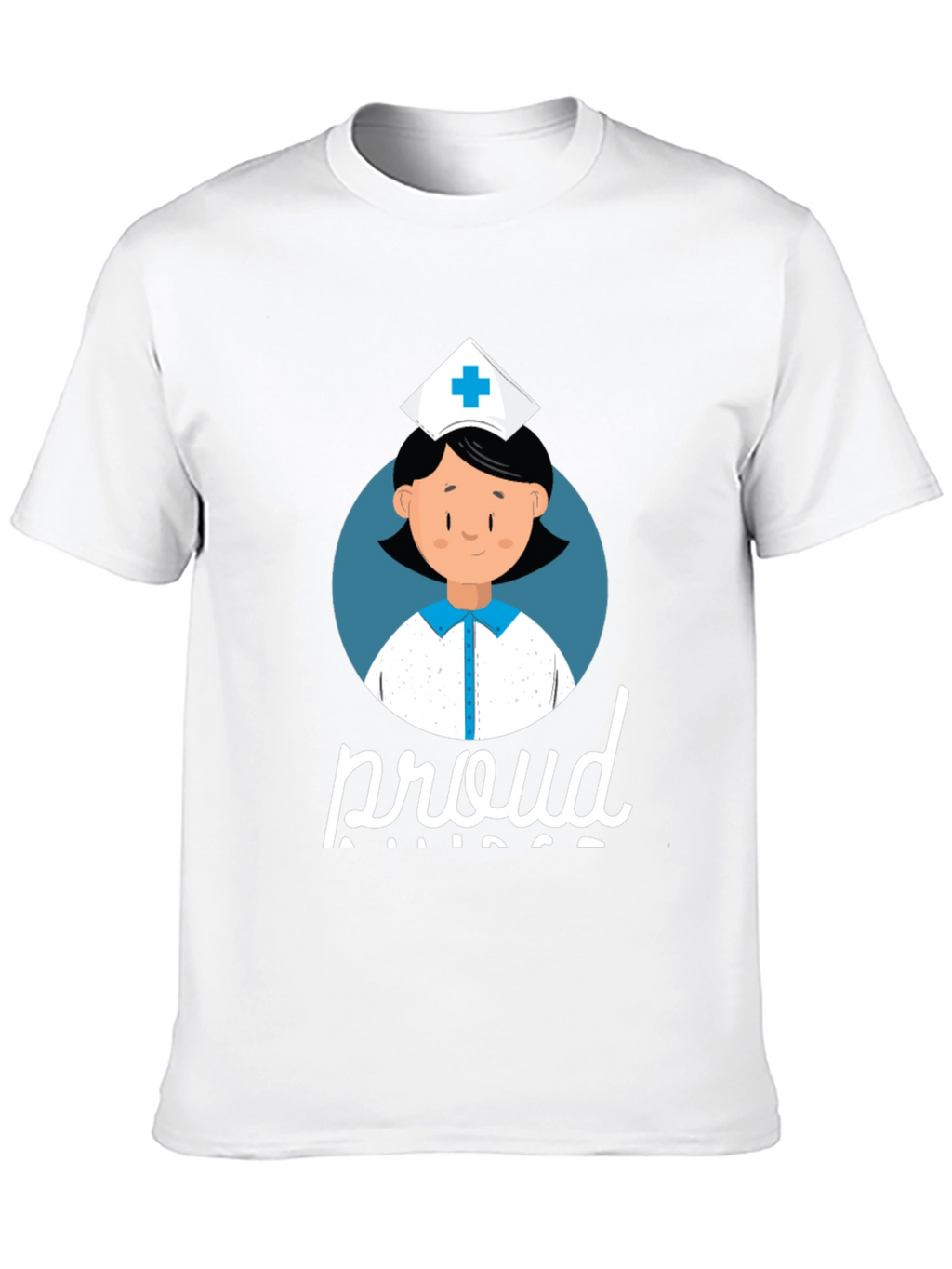 Proud Nurse T-Shirt - Black Cotton Tee