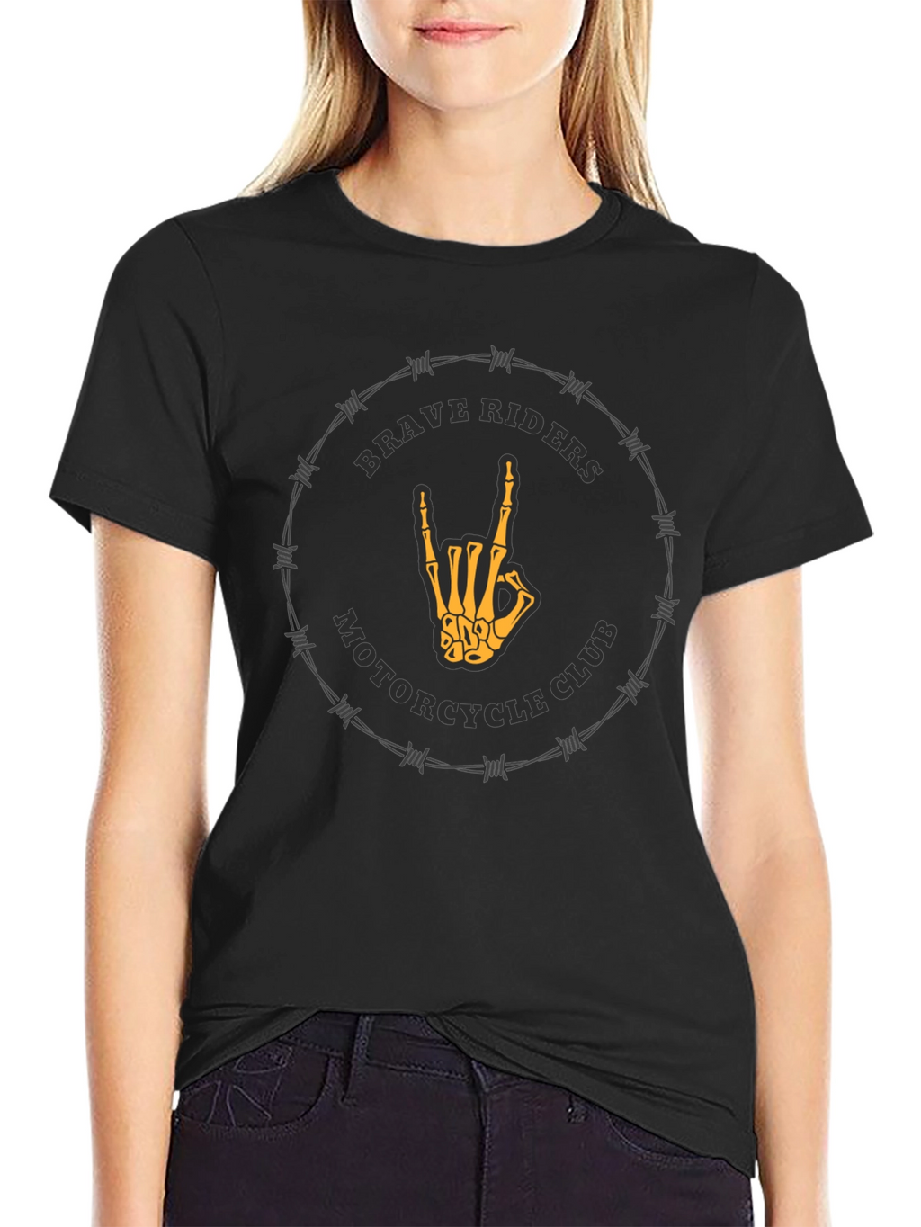 Brave Riders Motorcycle Club Graphic Tee