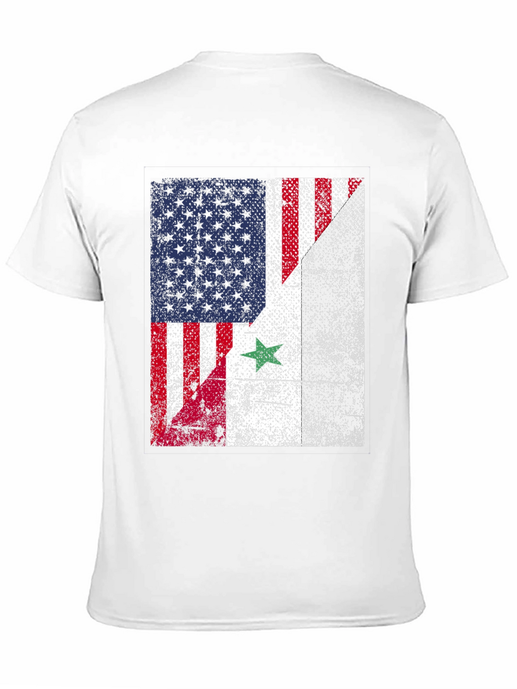 USA Syria Flag T-Shirt