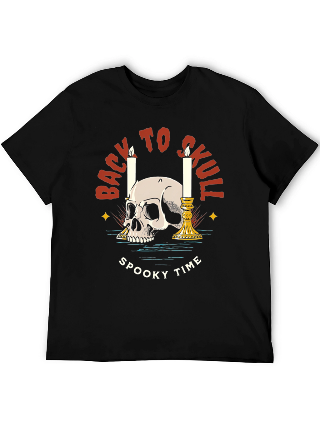 Back to Skull Spooky Time T-Shirt