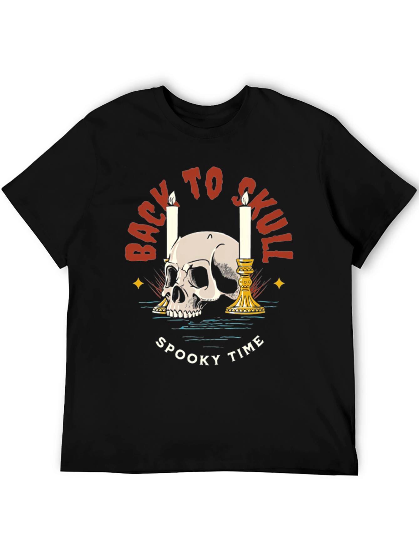 Back to Skull Spooky Time T-Shirt