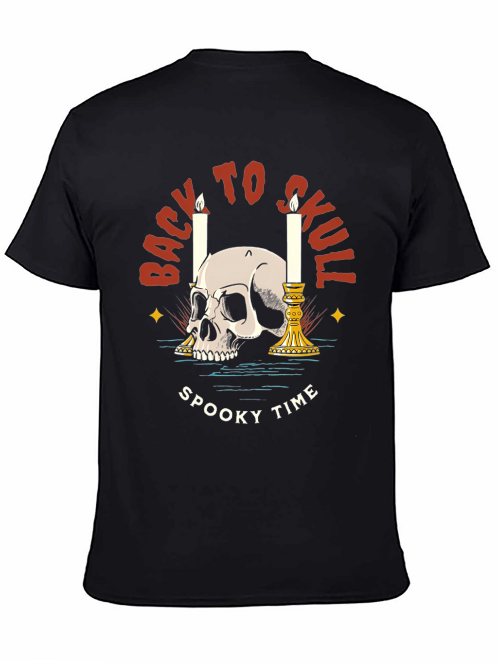 Back to Skull Spooky Time T-Shirt
