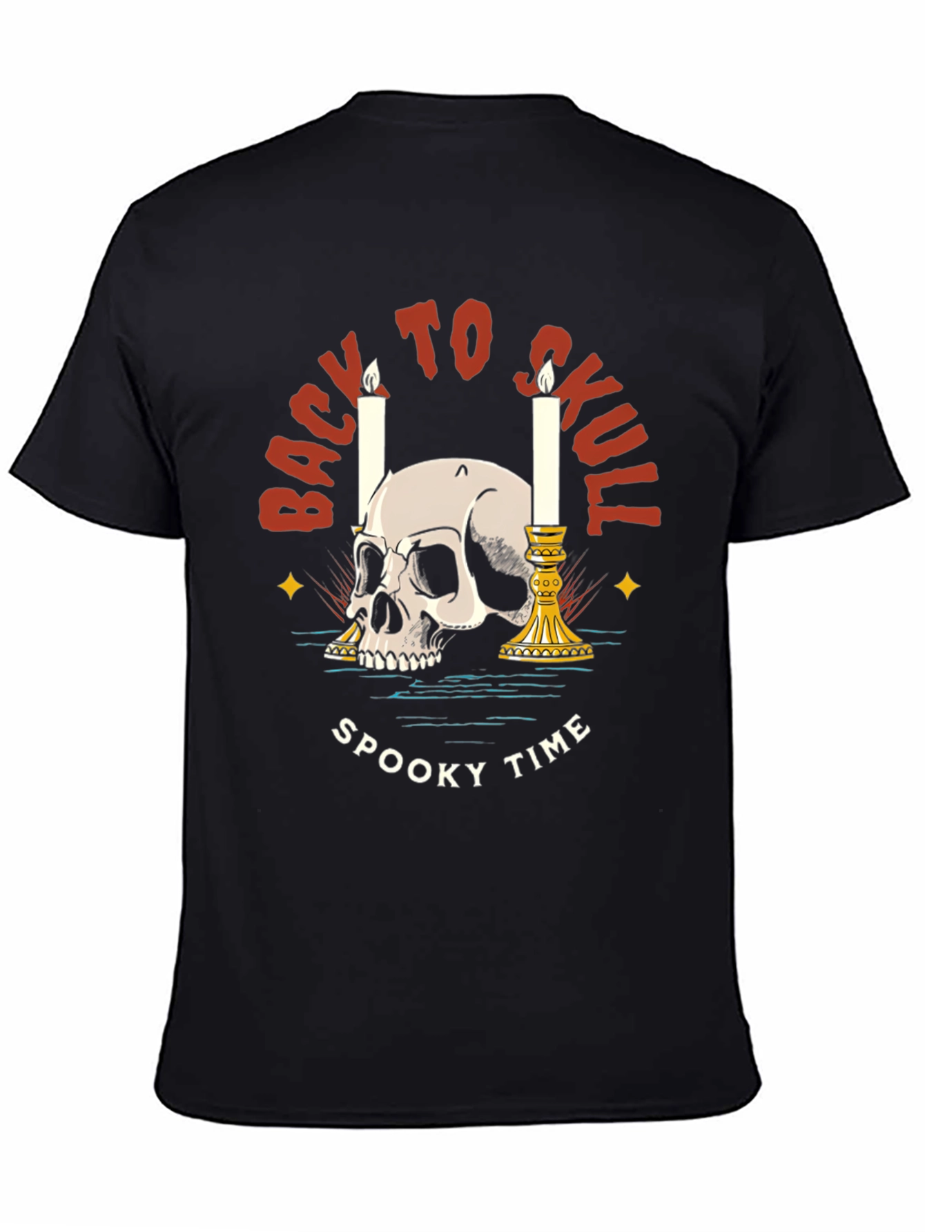 Back to Skull Spooky Time T-Shirt