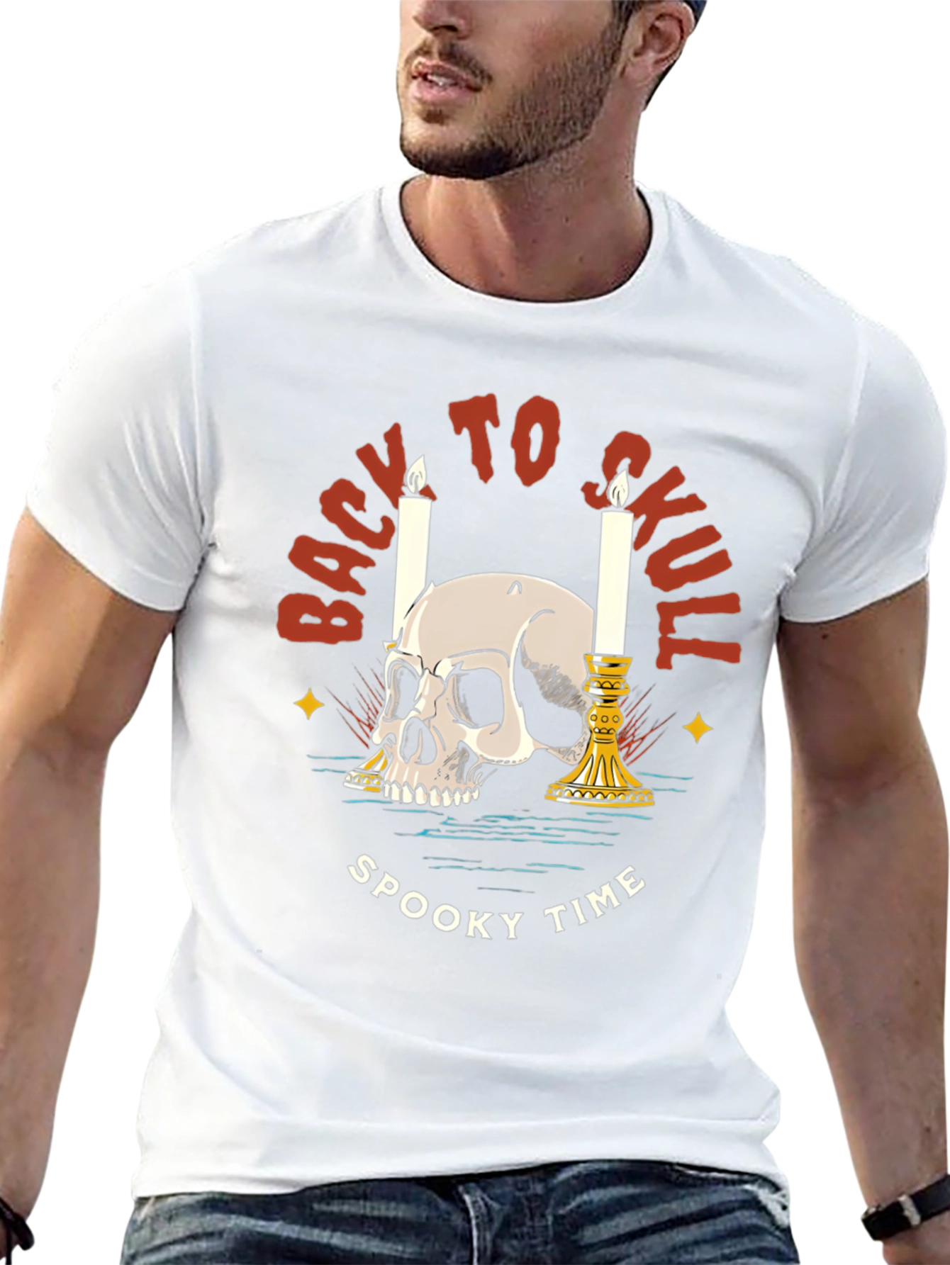 Back to Skull Spooky Time T-Shirt