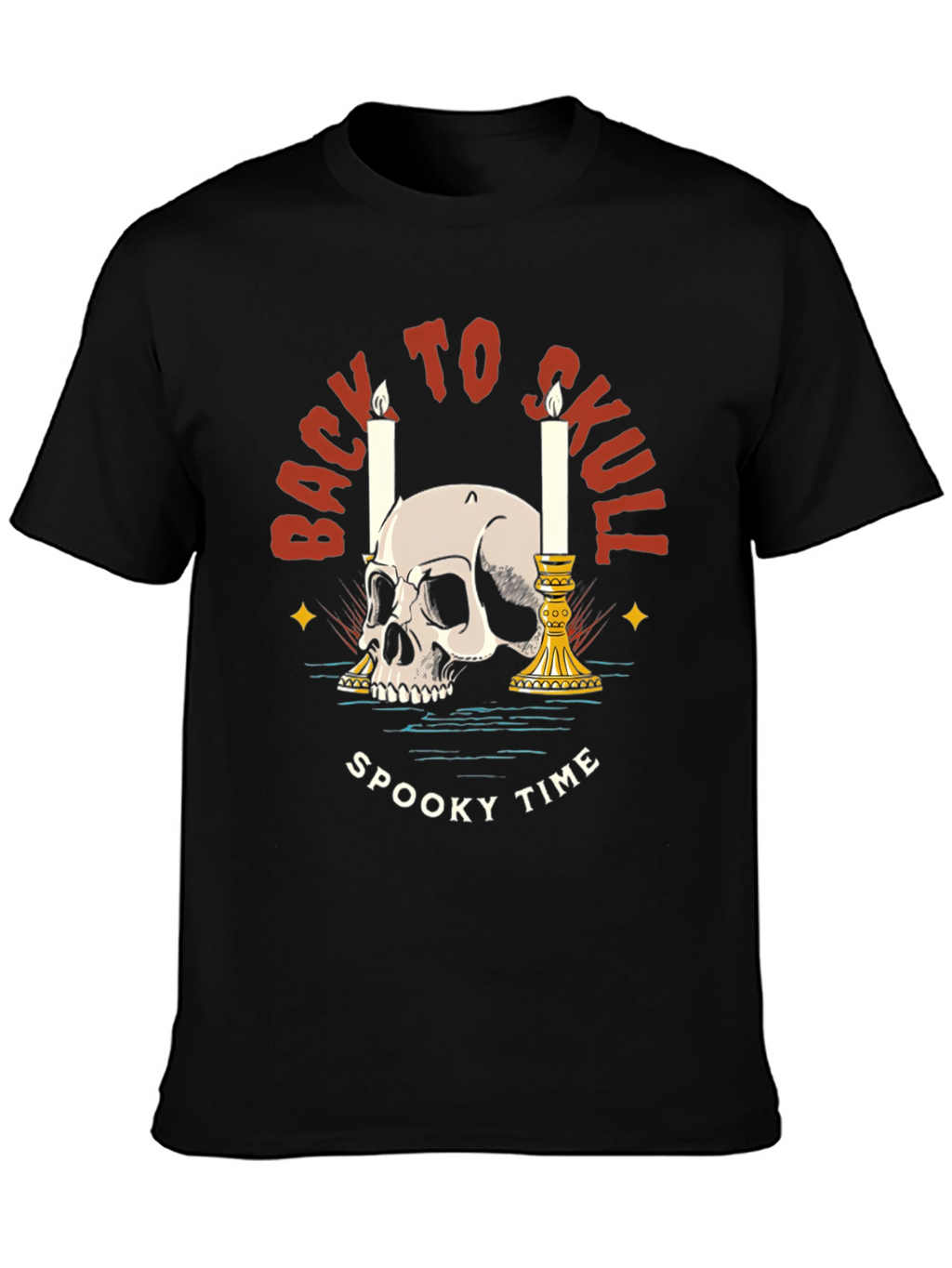 Back to Skull Spooky Time T-Shirt