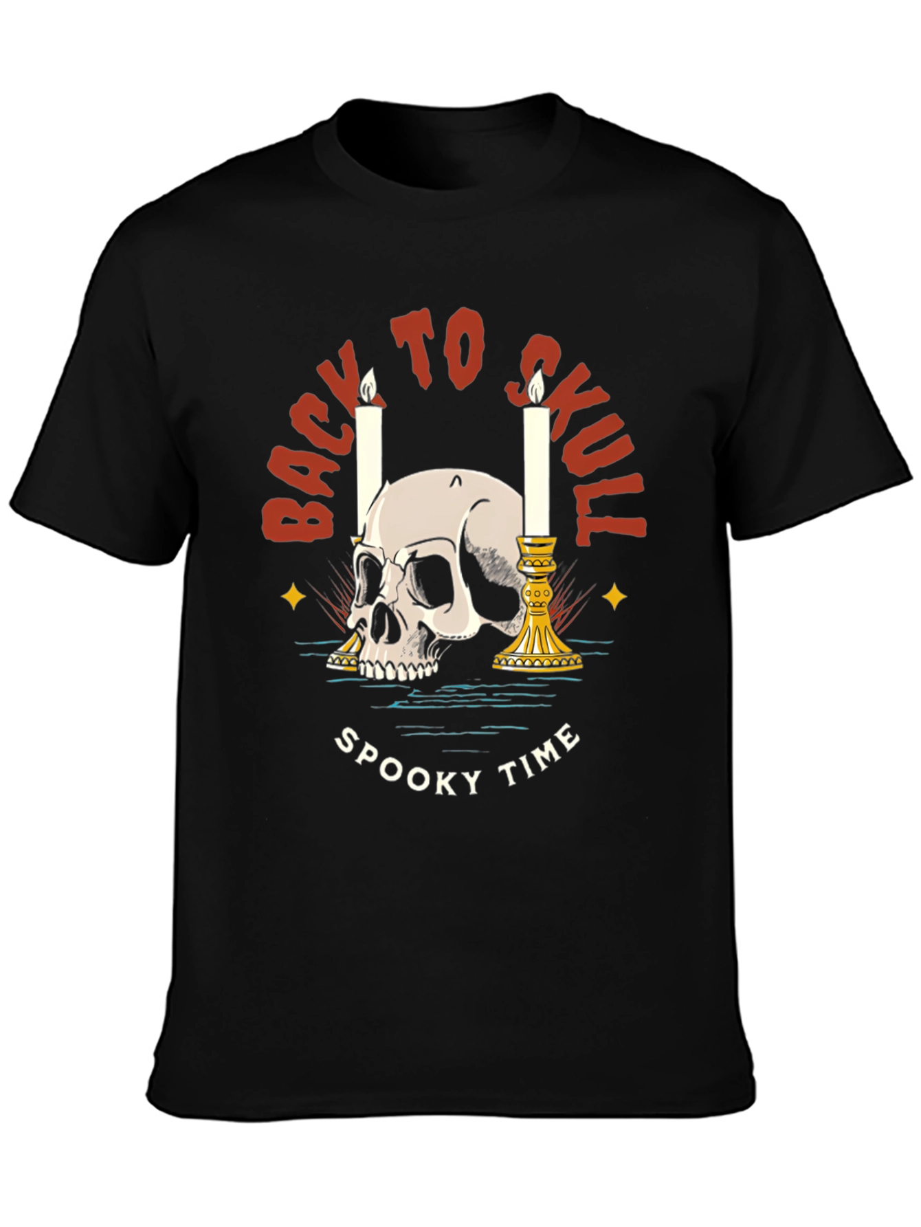 Back to Skull Spooky Time T-Shirt