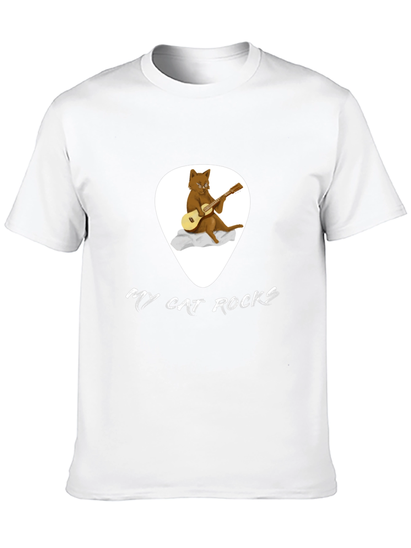 My Cat Rocks Black T-Shirt