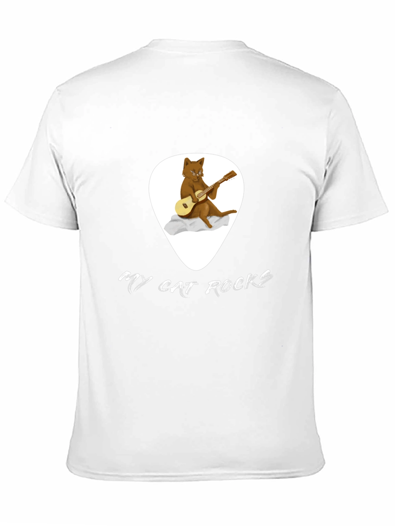 My Cat Rocks Black T-Shirt
