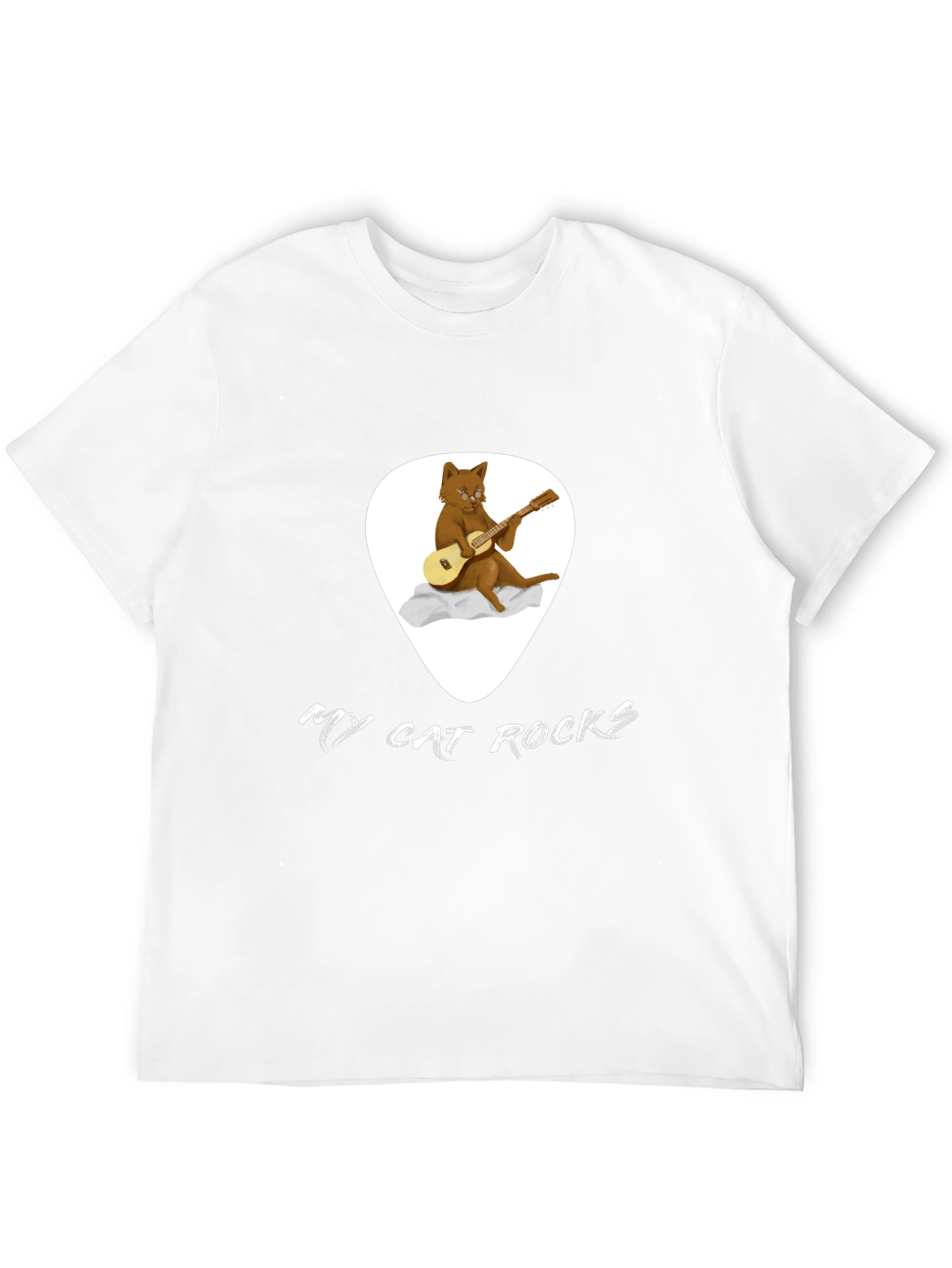My Cat Rocks Black T-Shirt