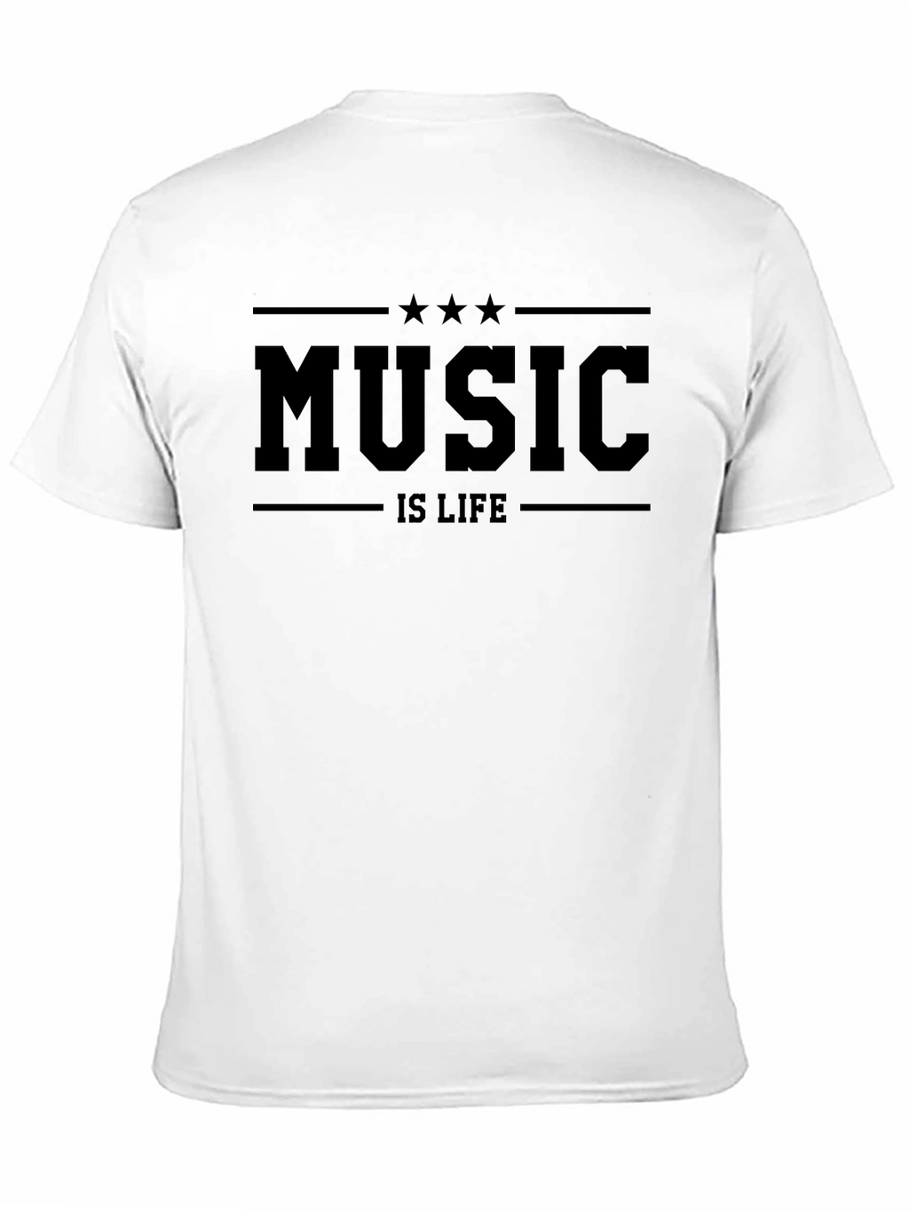 Music is Life Graphic T-Shirt