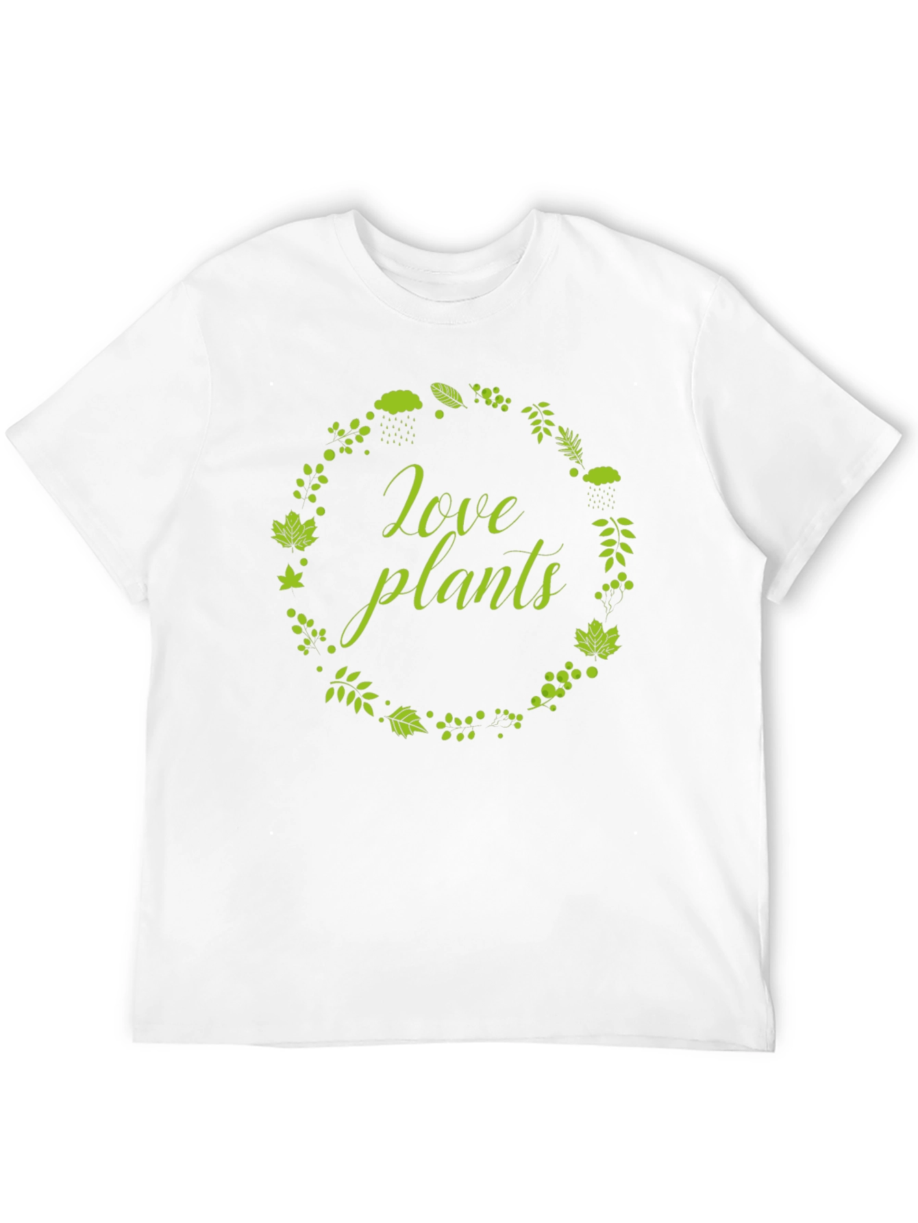 Love Plants Graphic T-Shirt - Black Cotton Tee