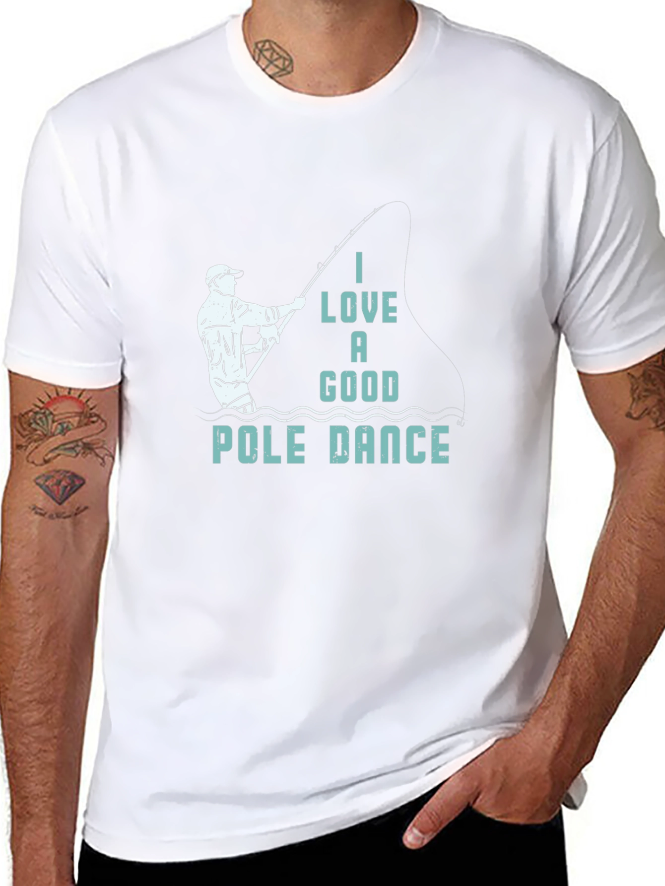 Funny Fishing T-Shirt: I Love a Good Pole Dance