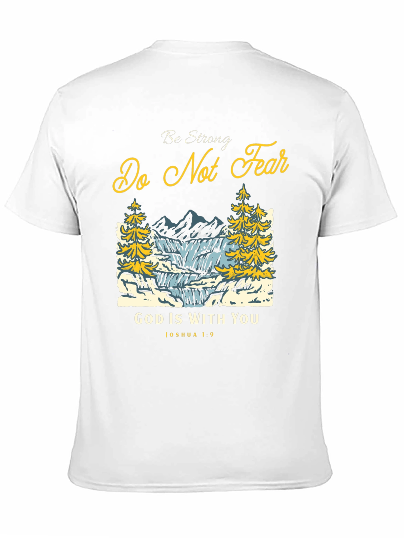Be Strong T-Shirt: Christian Graphic Tee for Men