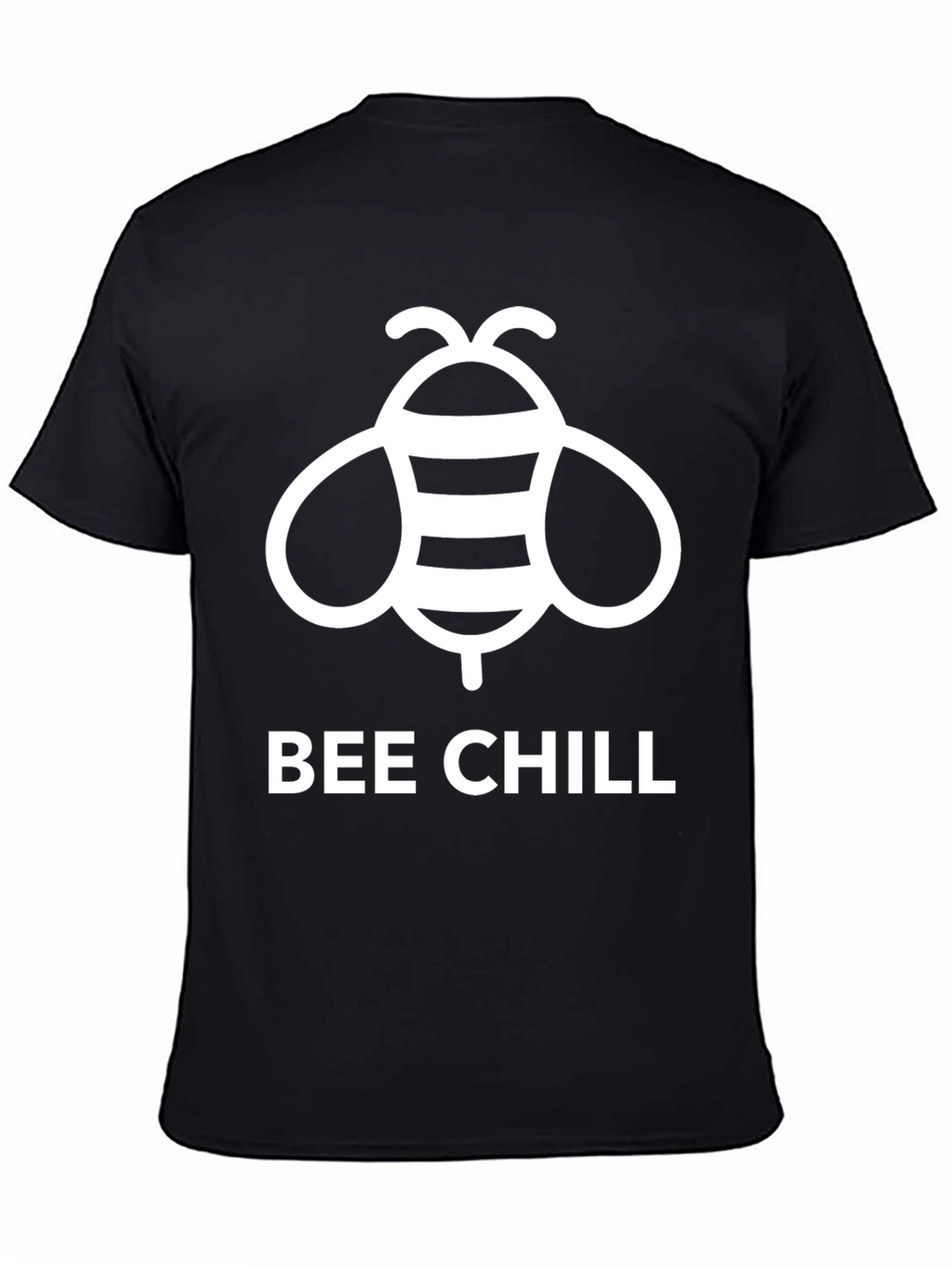 Bee Chill Graphic T-Shirt - Mens Black Tee