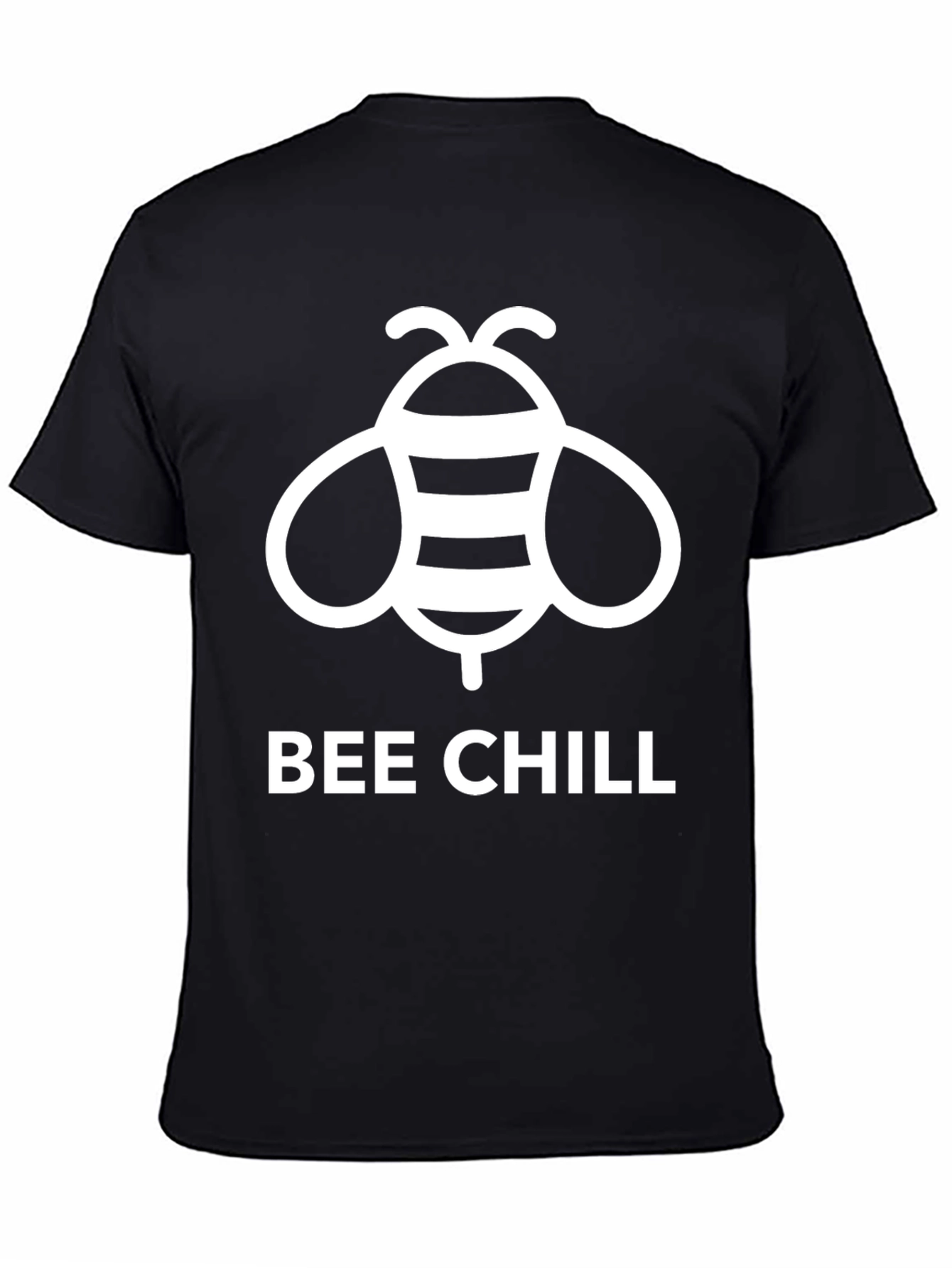 Bee Chill Graphic T-Shirt - Mens Black Tee