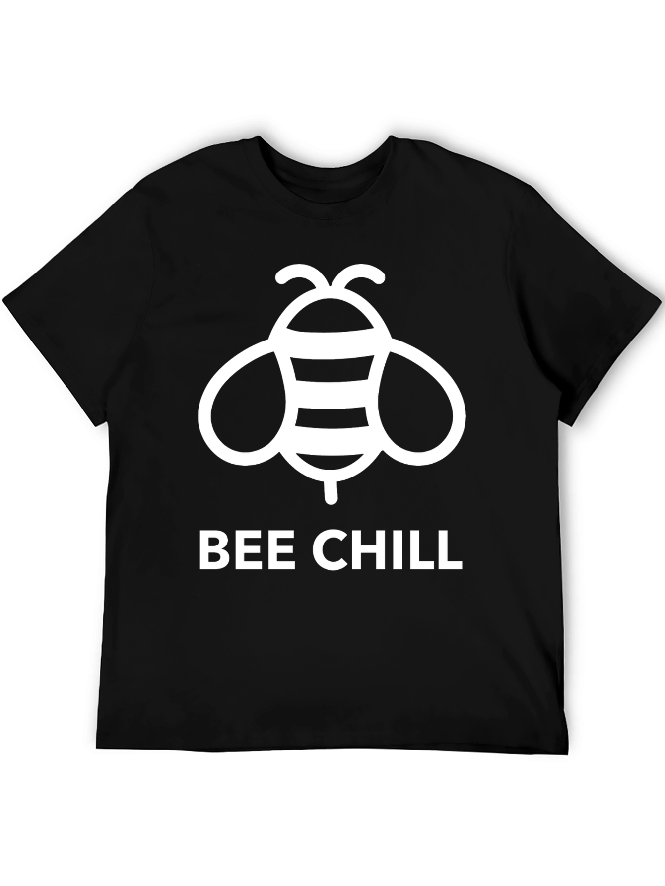 Bee Chill Graphic T-Shirt - Mens Black Tee
