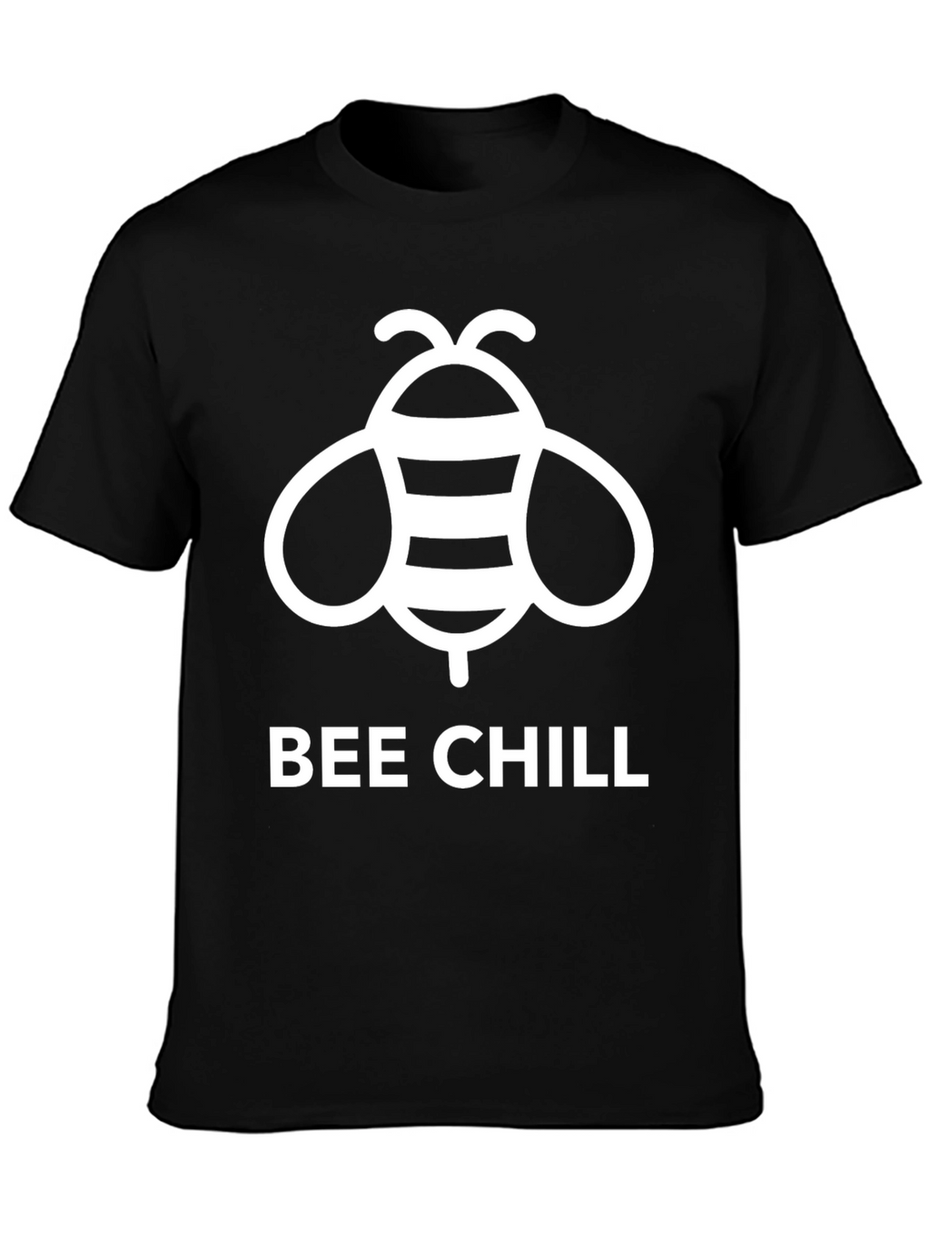 Bee Chill Graphic T-Shirt - Mens Black Tee