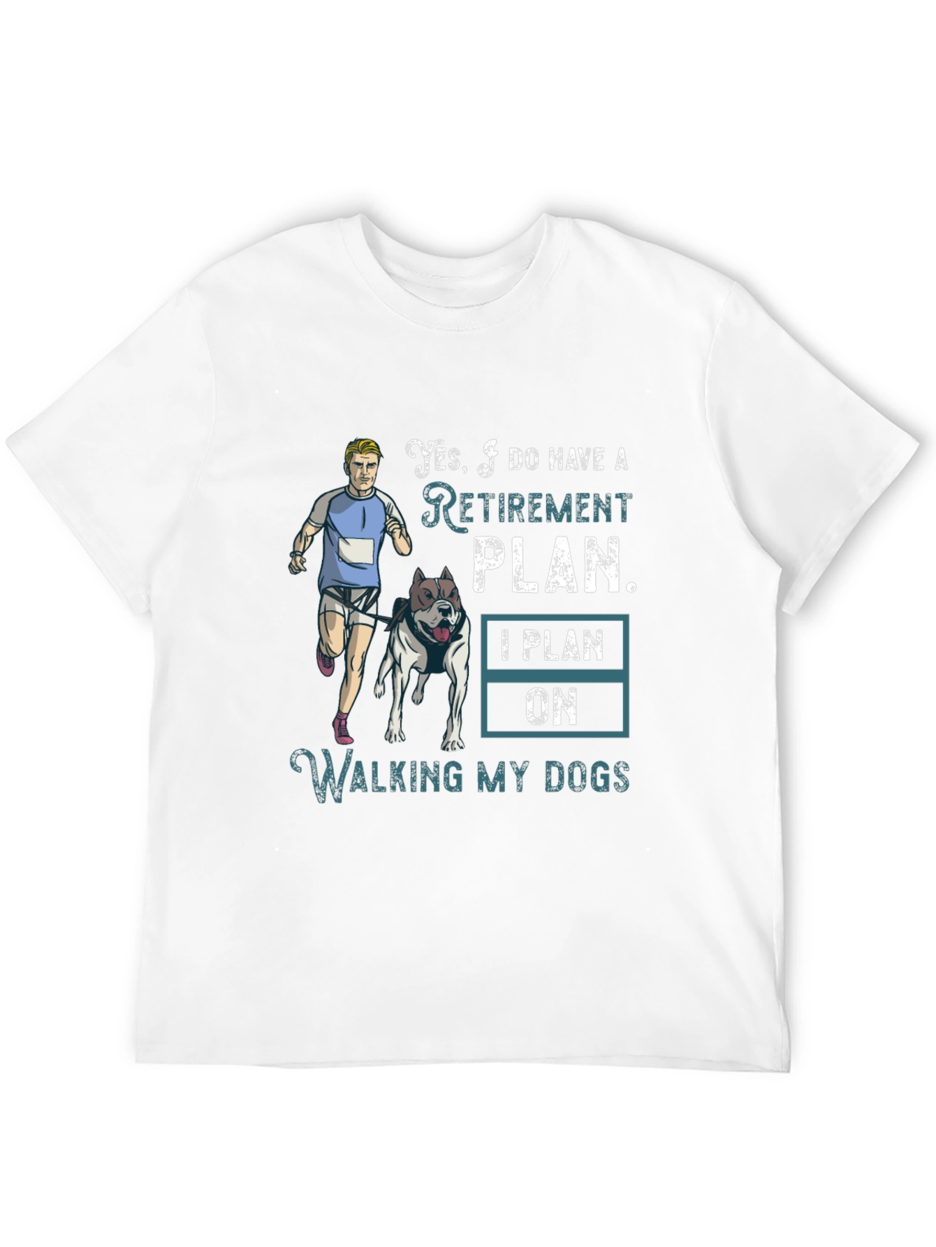 Dog Walking Retirement Plan T-Shirt