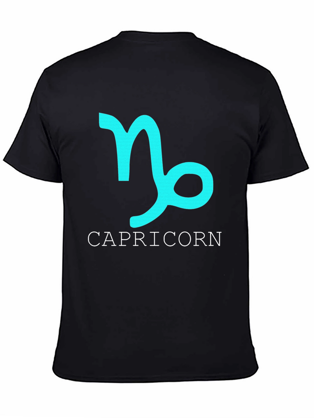 Capricorn Zodiac Sign Black T-Shirt